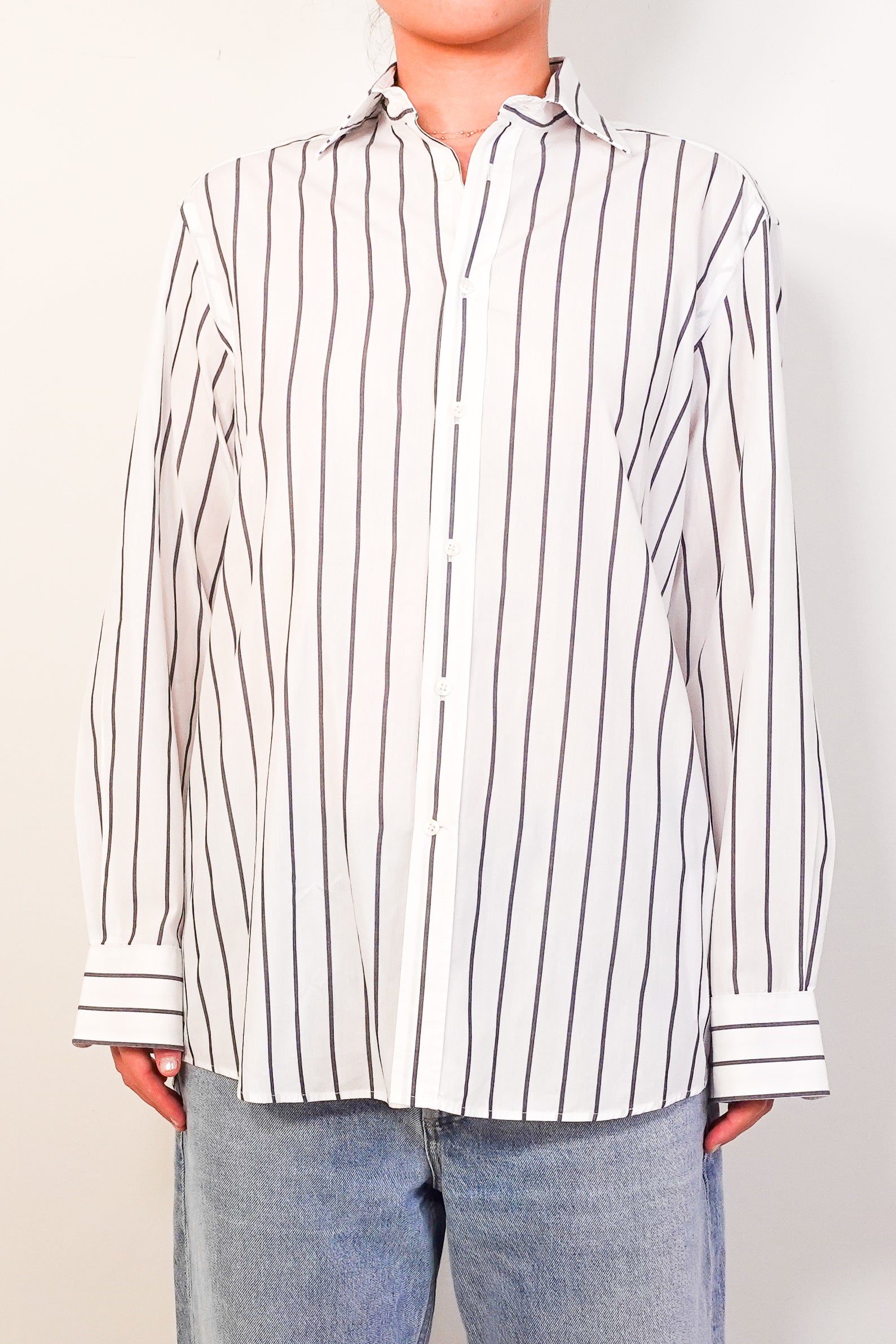 Organic Cotton Striped shirt RRP £90