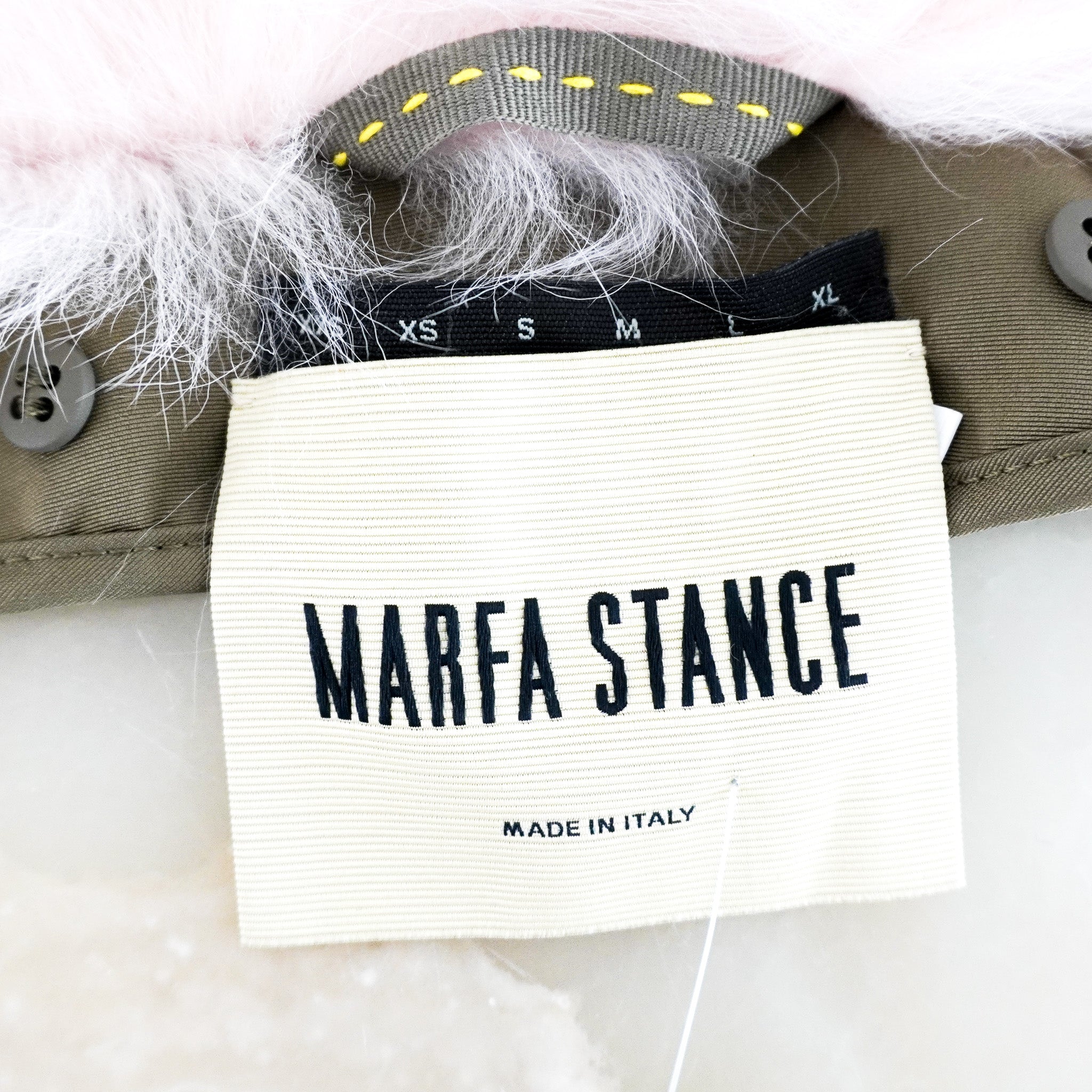 Marfa Stance Pink Shearling Collar RRP £395 | Authentic Preloved - Reloved Again