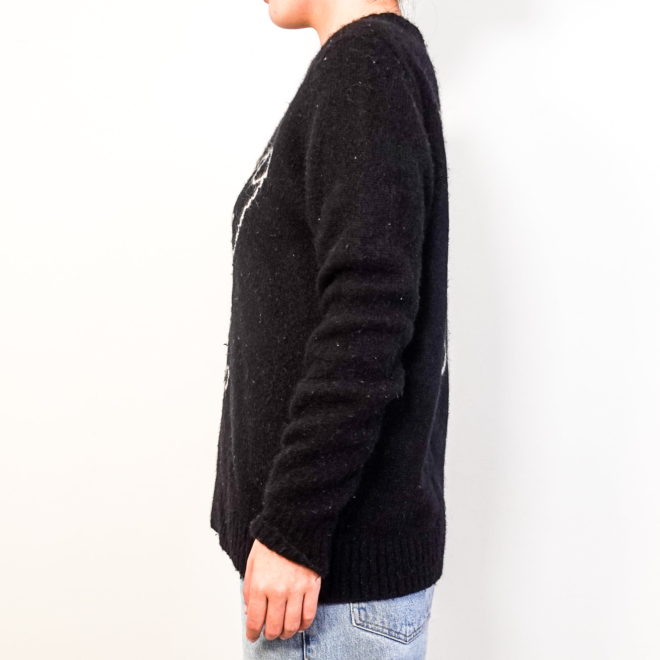 Wool and Alpaca Black jumper RRP £260