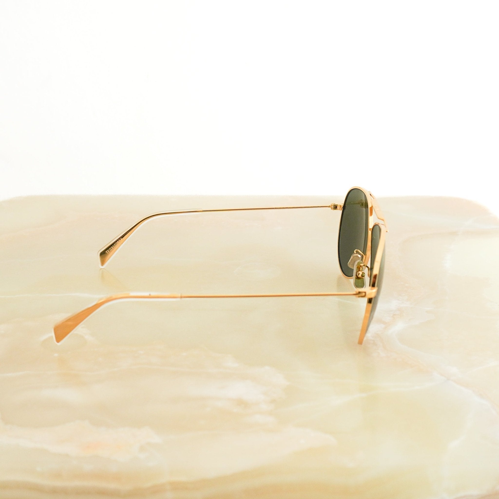 Celine CL40062I Gold Metal Aviator Sunglasses (RRP £450) | Authentic Preloved FINAL SALE - Reloved Again