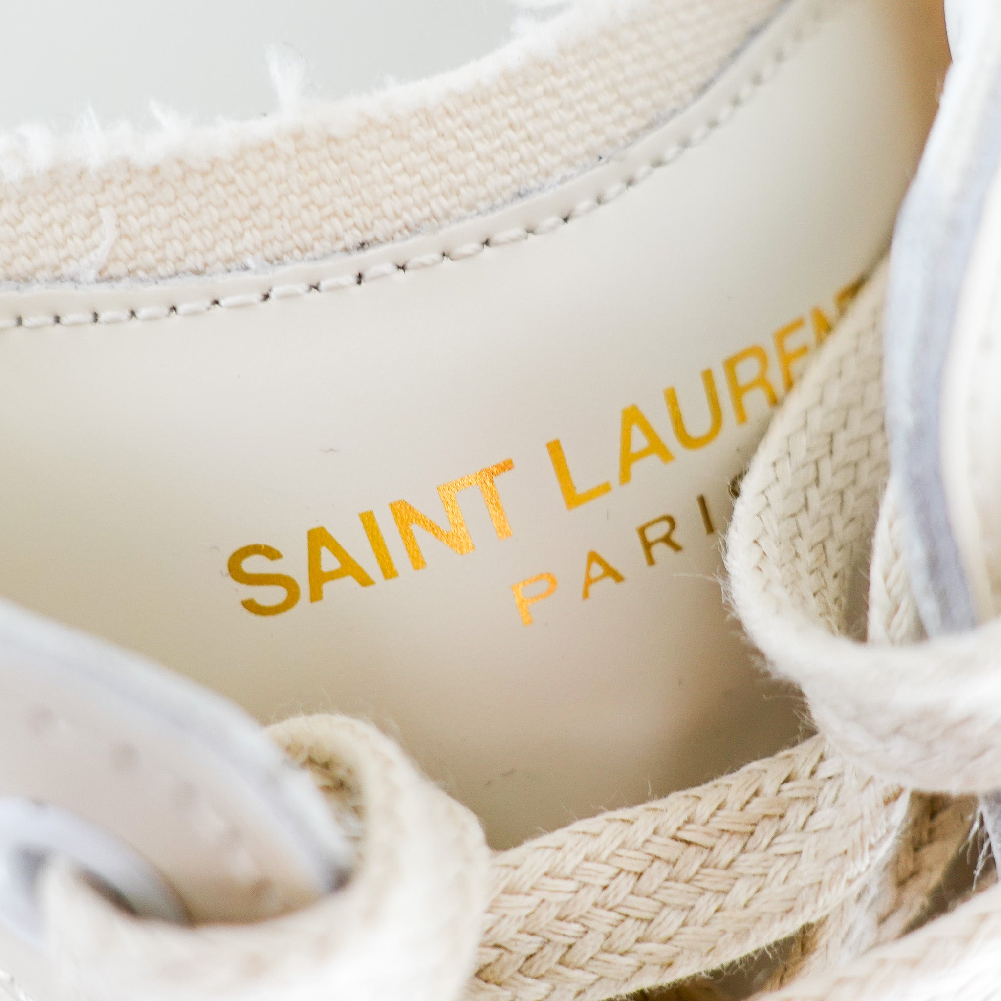 NEW Saint Laurent Glass Court Trainers RRP £555 | Preloved Authentic