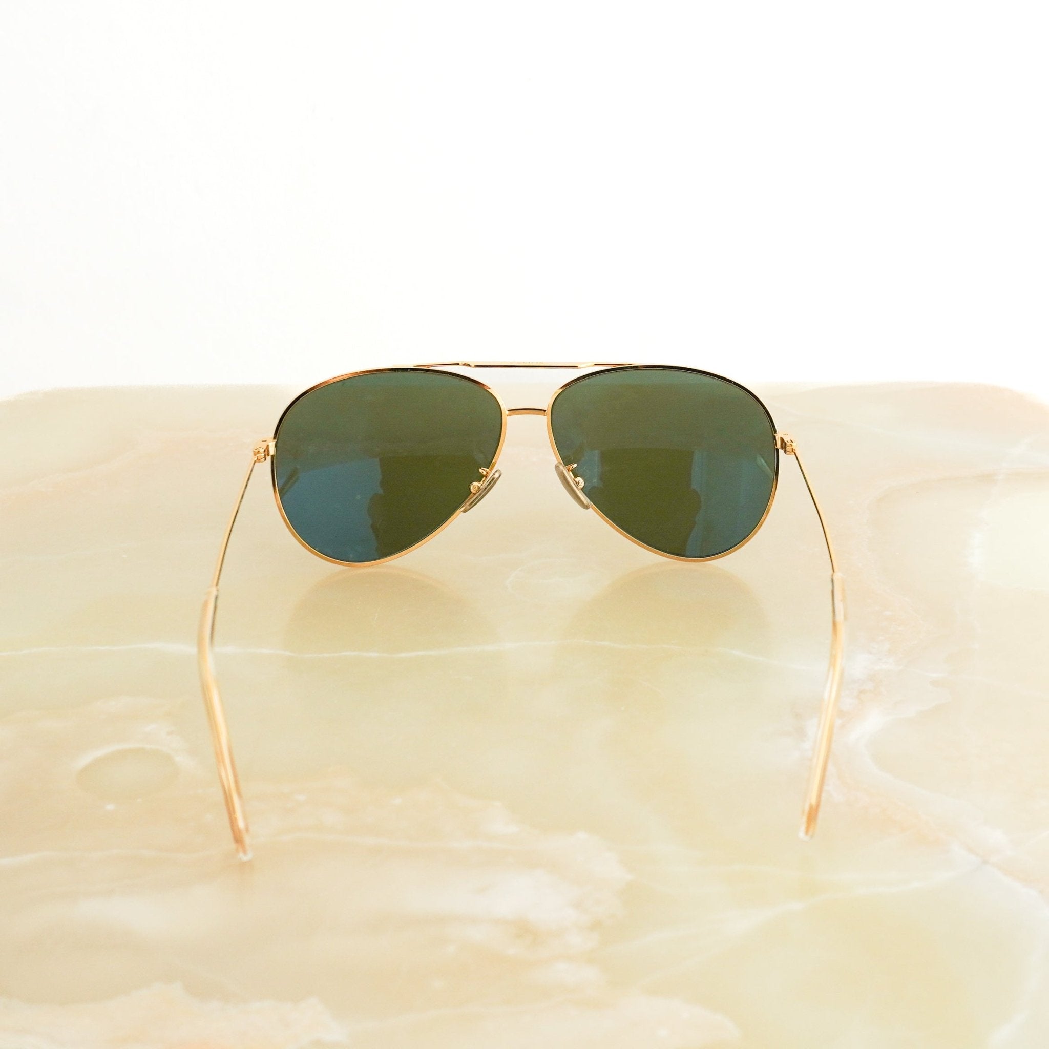 Celine CL40062I Gold Metal Aviator Sunglasses (RRP £450) | Authentic Preloved FINAL SALE - Reloved Again