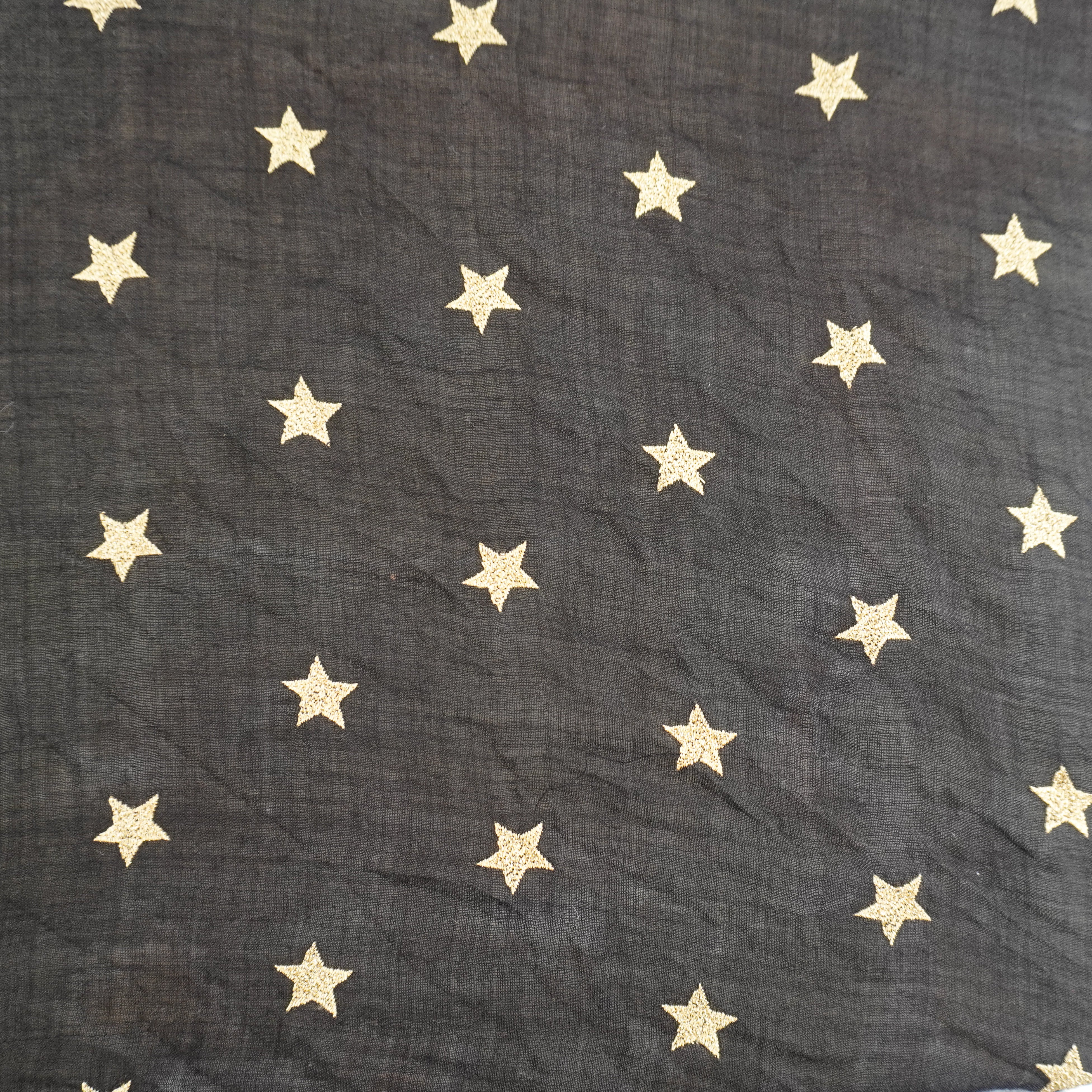 Saint Laurent Star Print Wool Scarf (RRP £500) | Authentic Preloved FINAL SALE