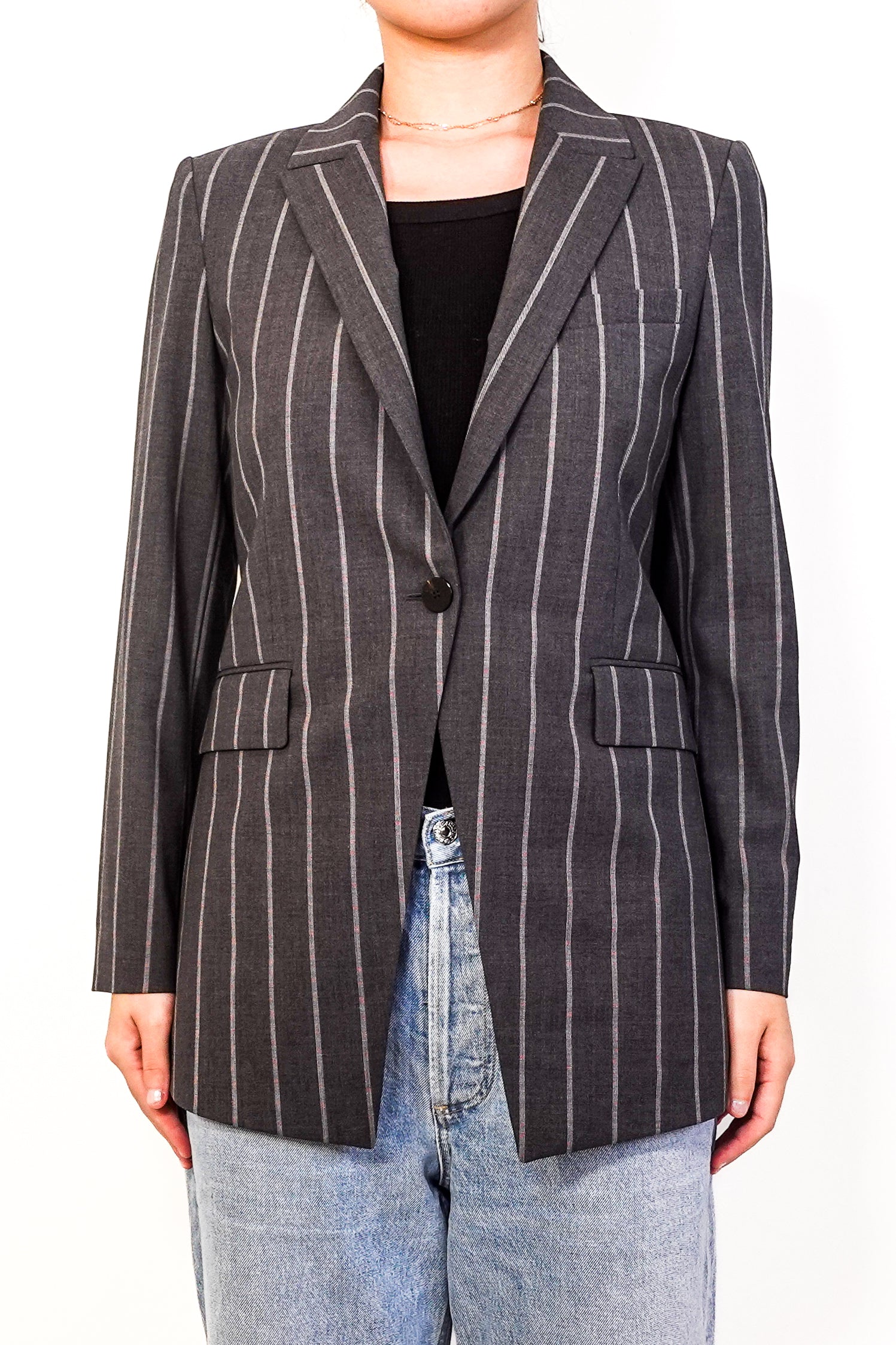 Grey Striped Blazer RRP £300