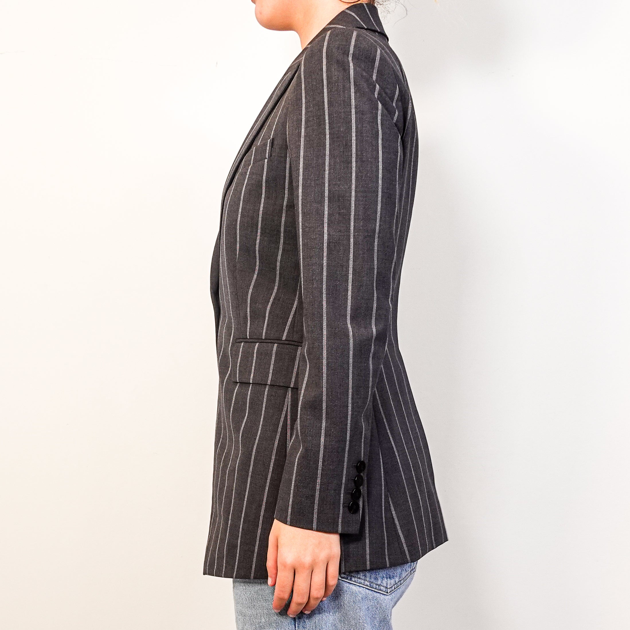 Grey Striped Blazer RRP £300