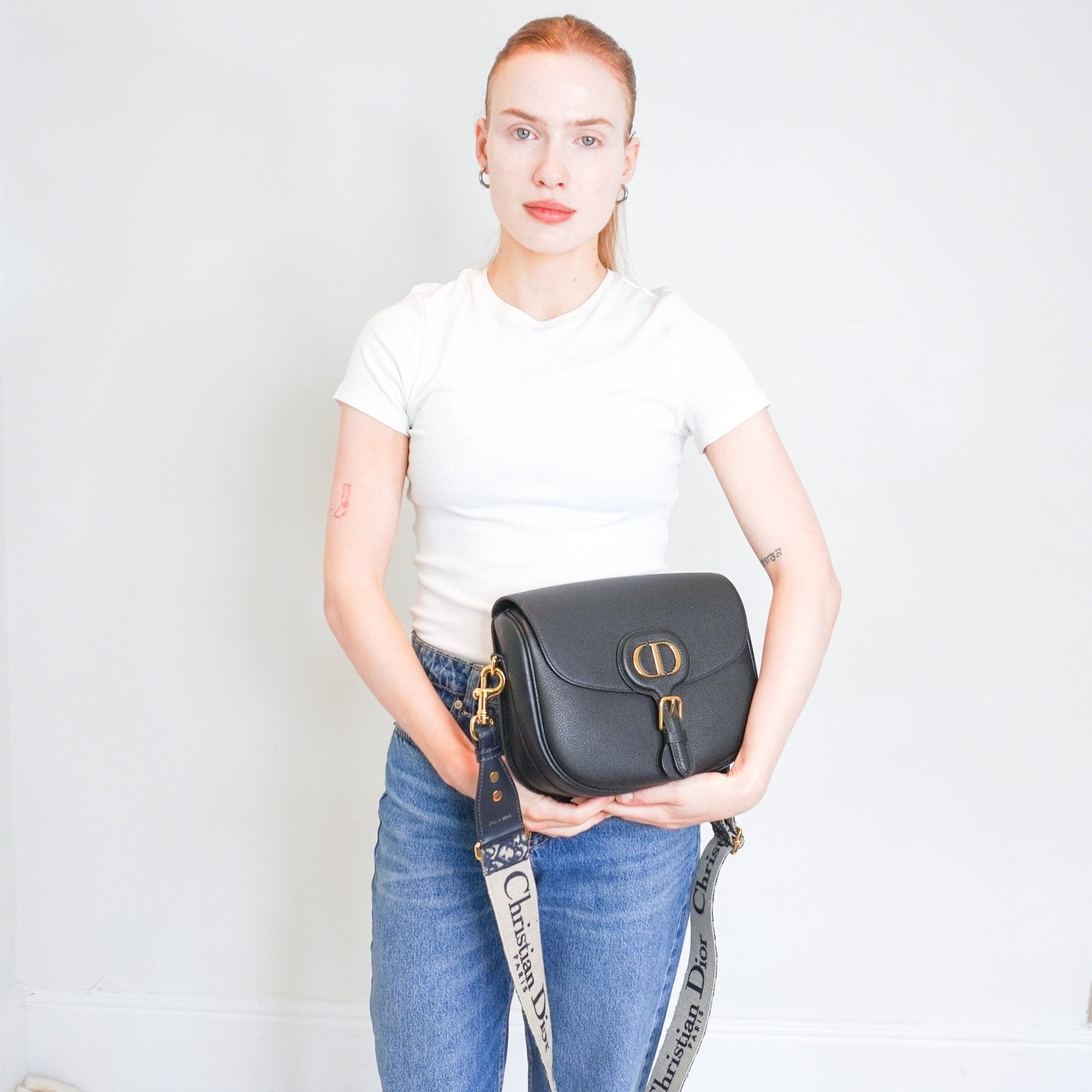 Dior Black Large Bobby Bag in Grained Calfskin RRP £3250 | Authentic Preloved - Reloved Again