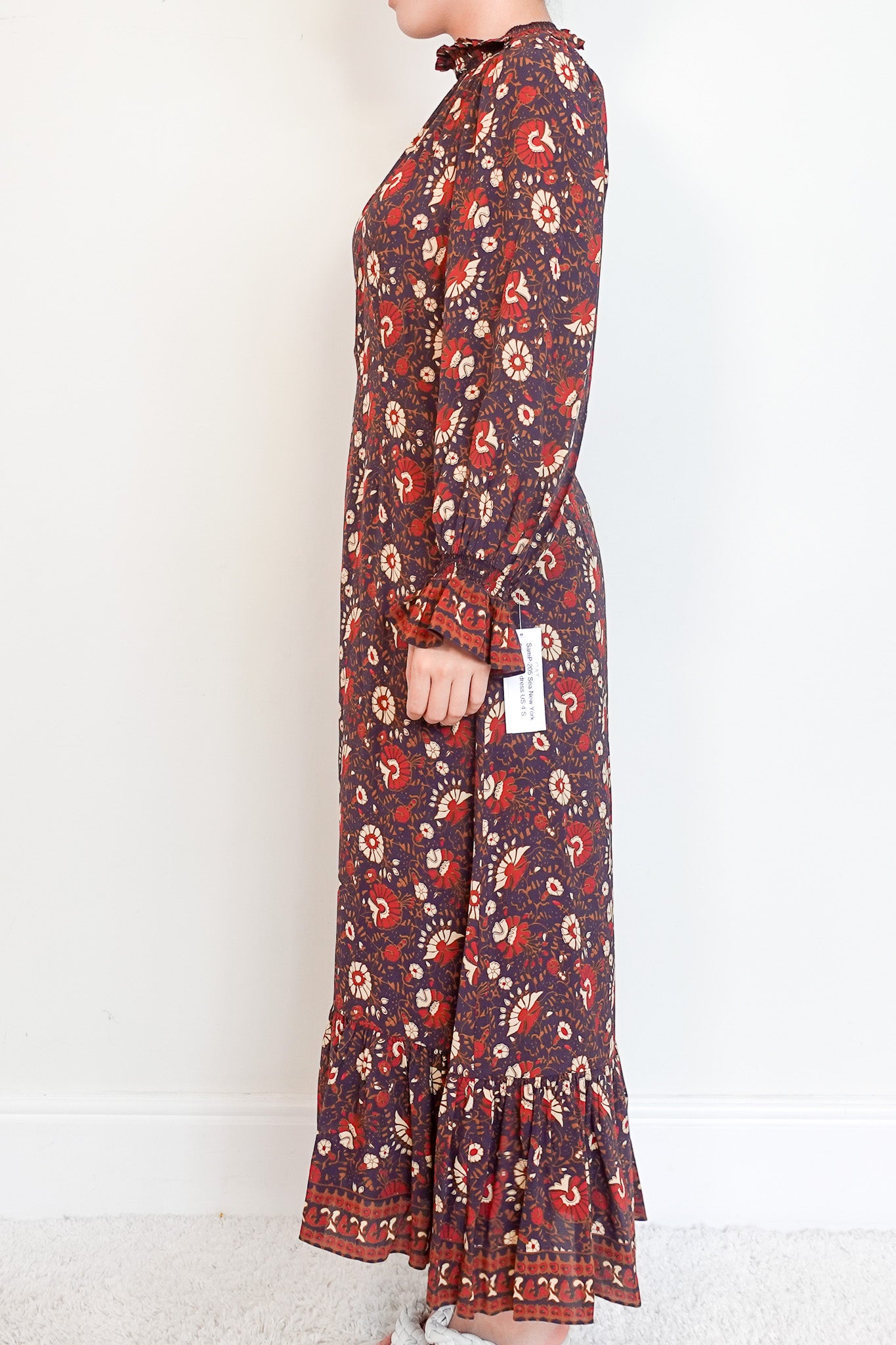 Sea New York Navy Maxi Dress RRP £300| Authentic Preloved