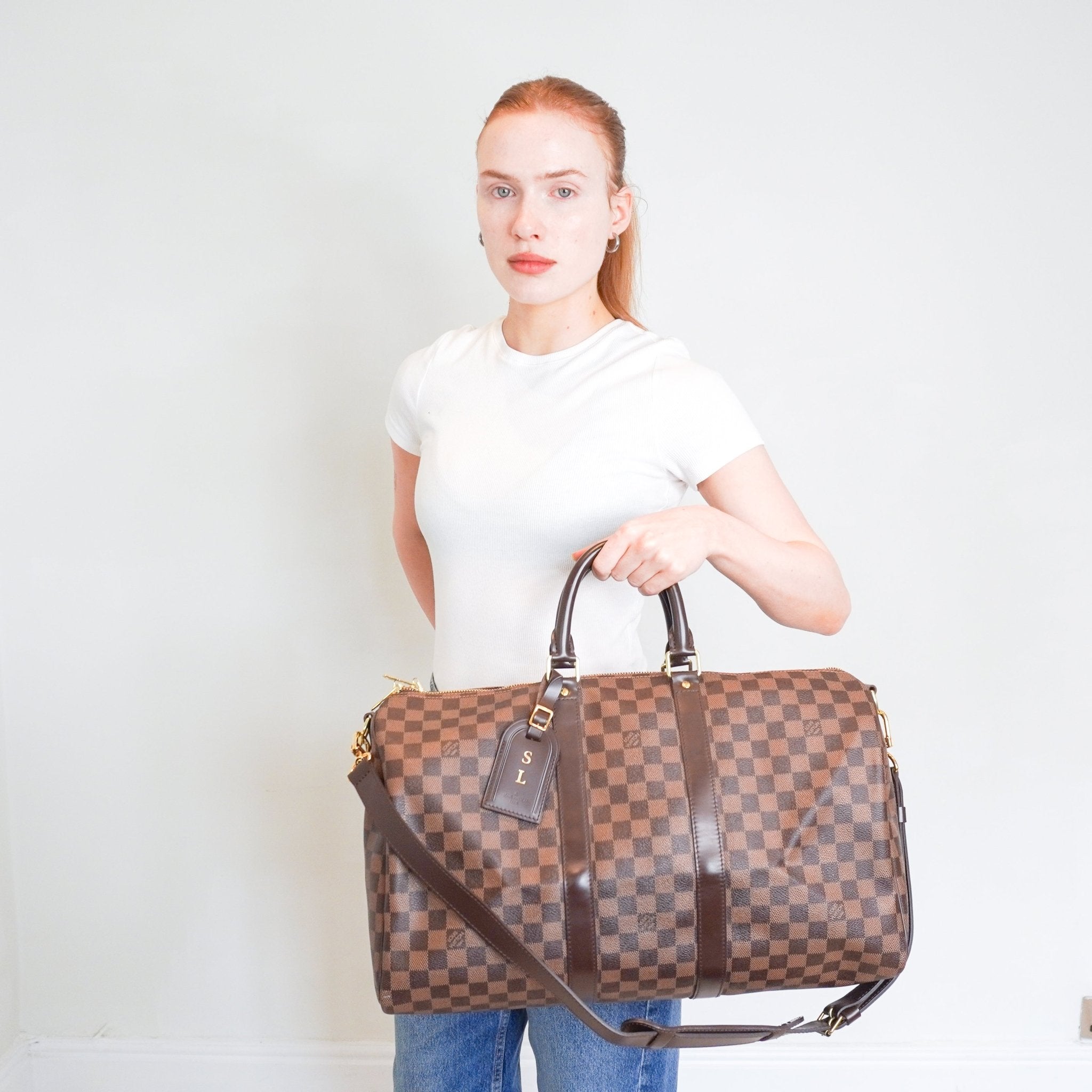 Louis Vuitton Damier Keepall Bandoulière 45 Bag RRP £1960 | Authentic Preloved - Reloved Again
