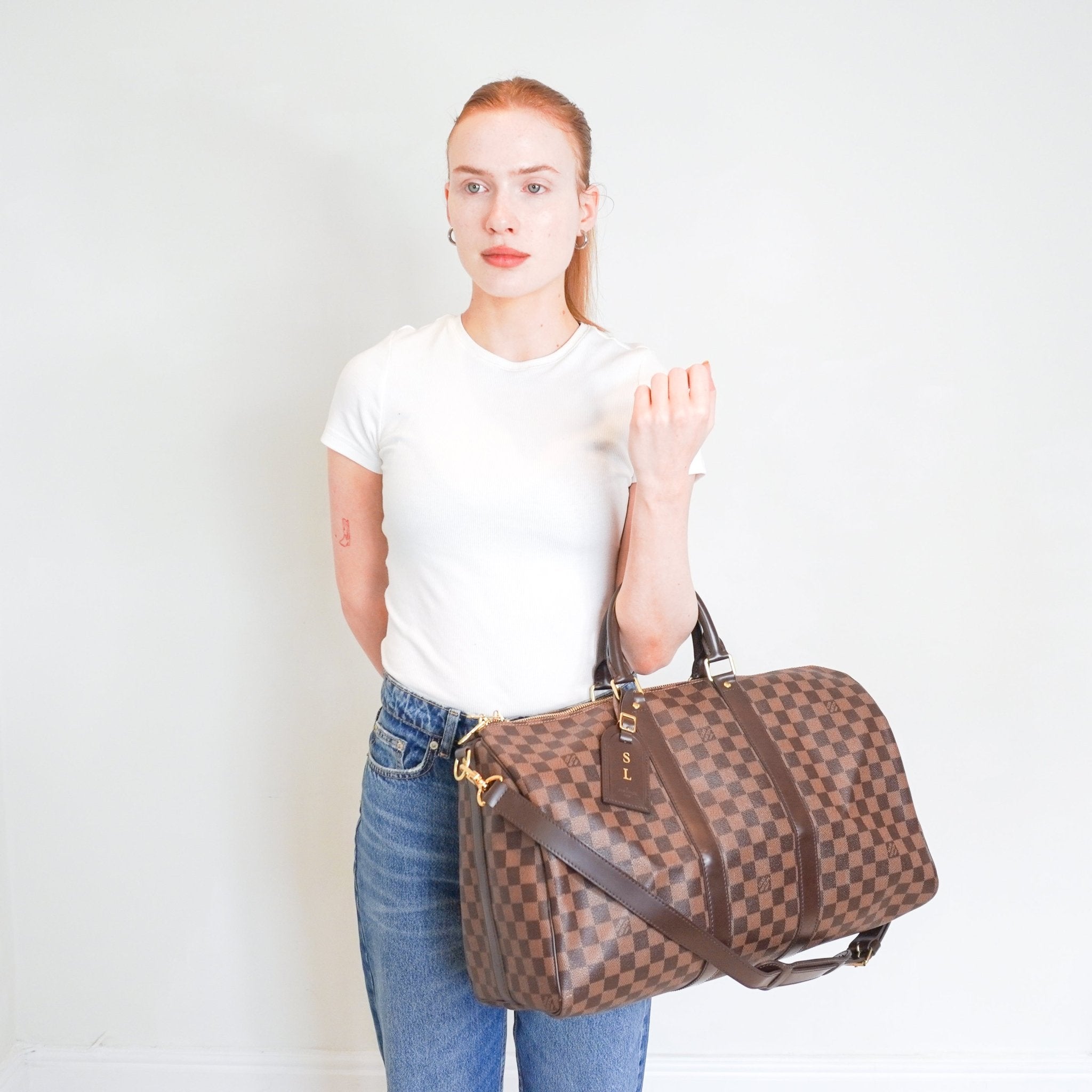 Louis Vuitton Damier Keepall Bandoulière 45 Bag RRP £1960 | Authentic Preloved - Reloved Again