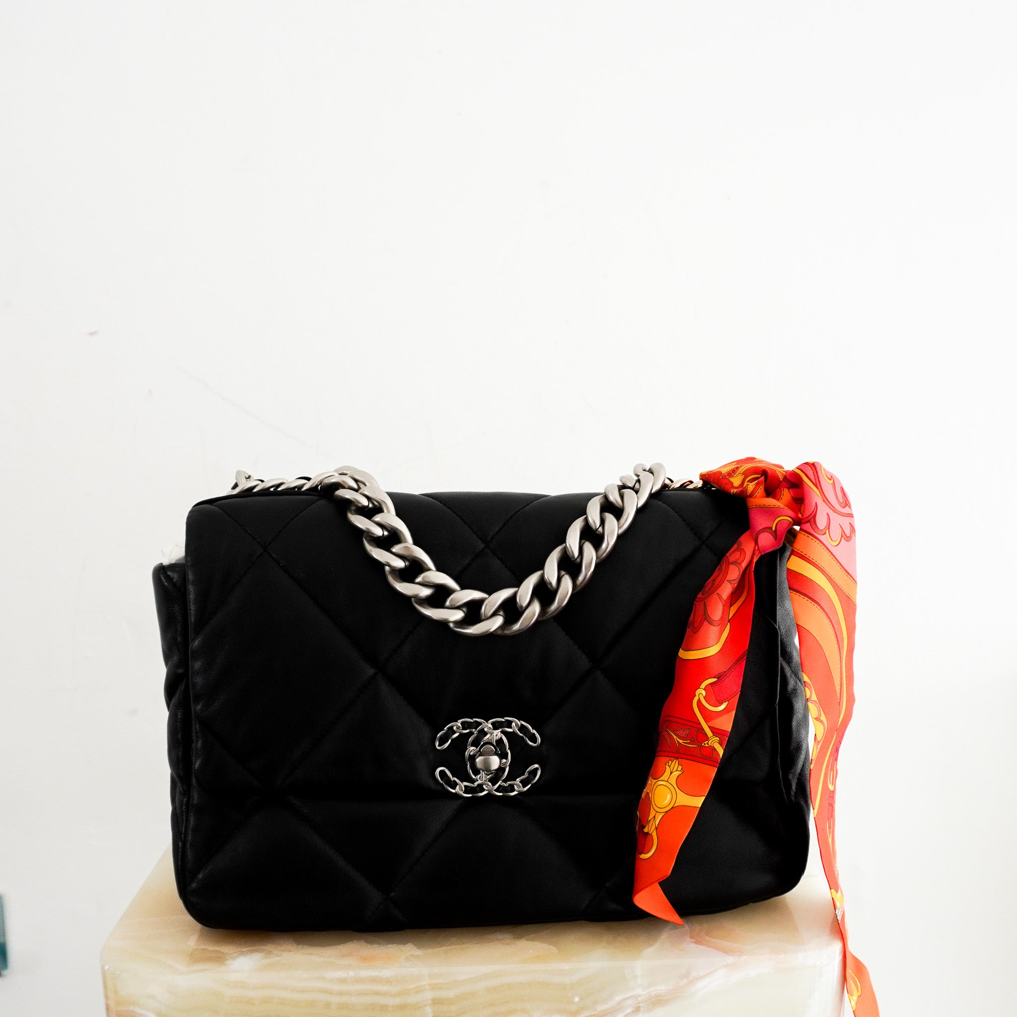 Hermes Silk Twilly Scarf Orange RRP £192 | Authentic Preloved - Reloved Again