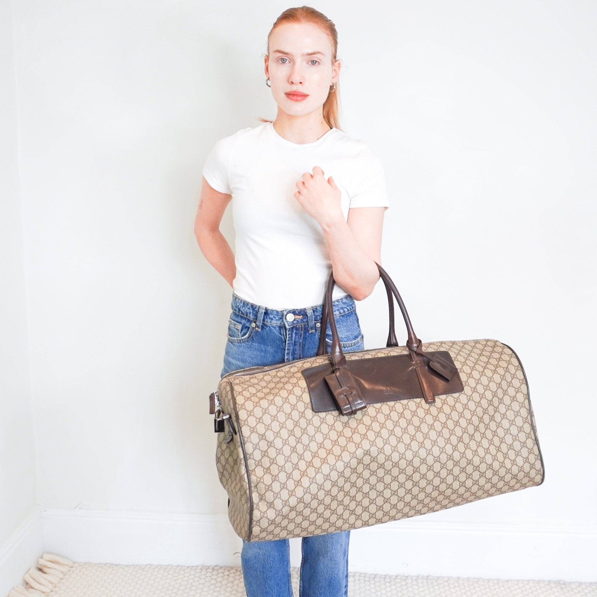 Gucci Vintage Monogram Keepall Bag | Authentic Preloved - Reloved Again