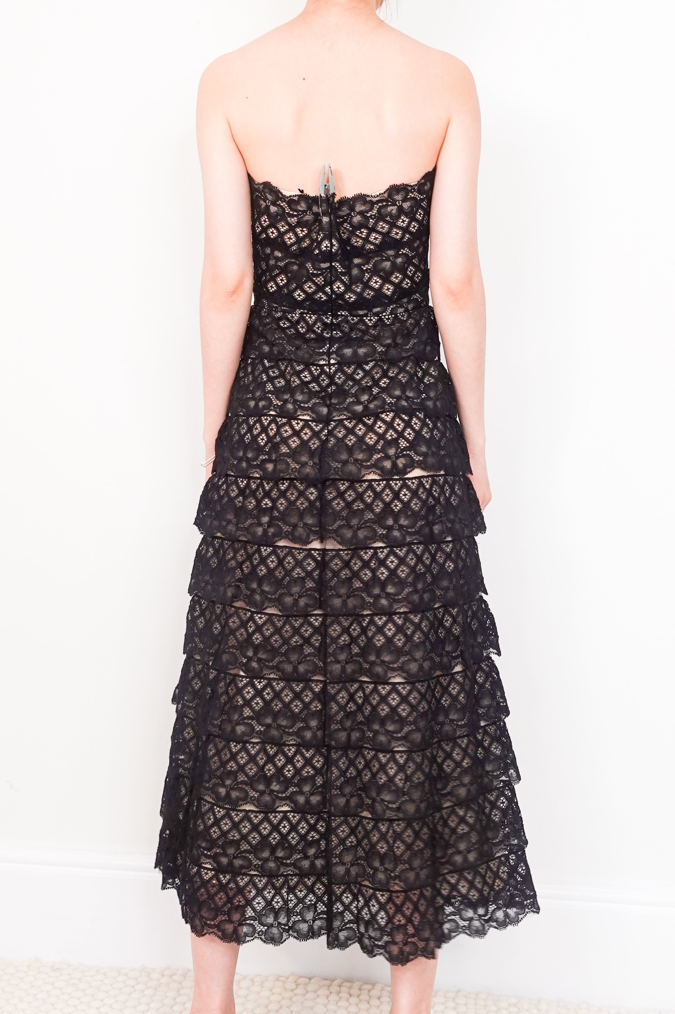 Tiered lace dress RRP £300