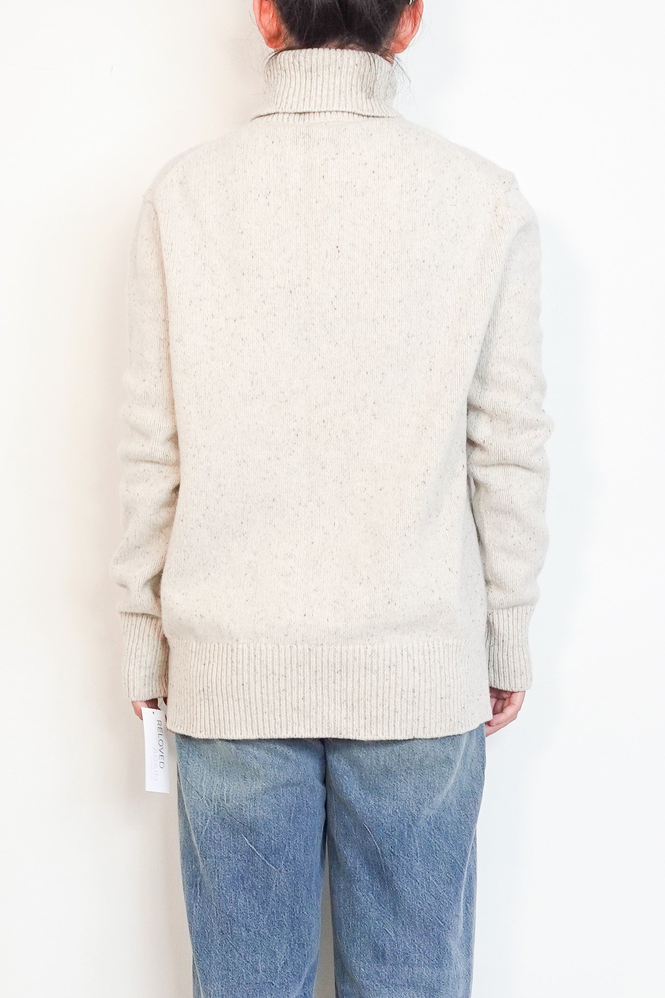 Joseph Oatmeal Marl Wool Jumper RRP £375| Authentic Preloved