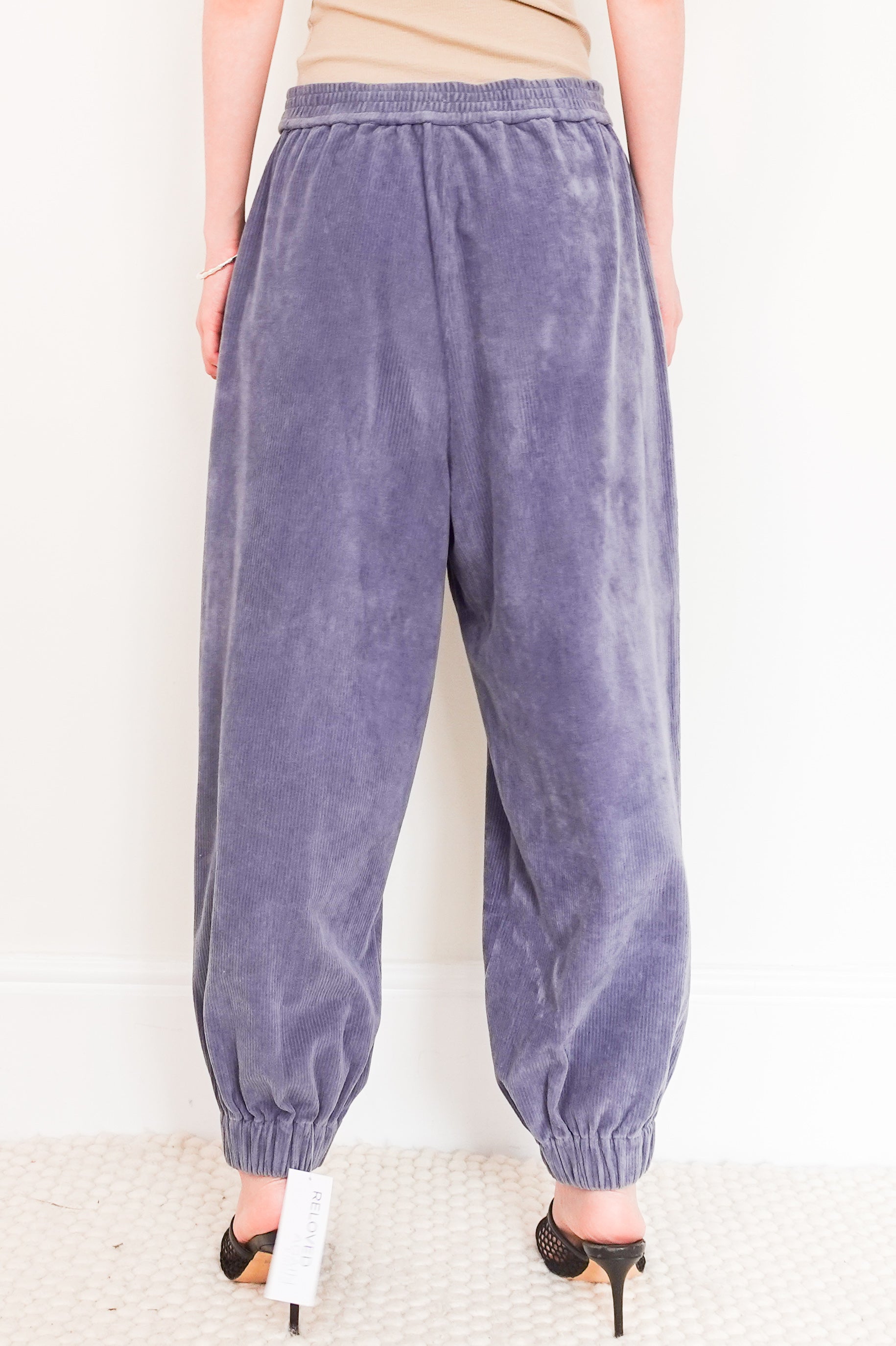 Grey balloon leg trousers RRP £120