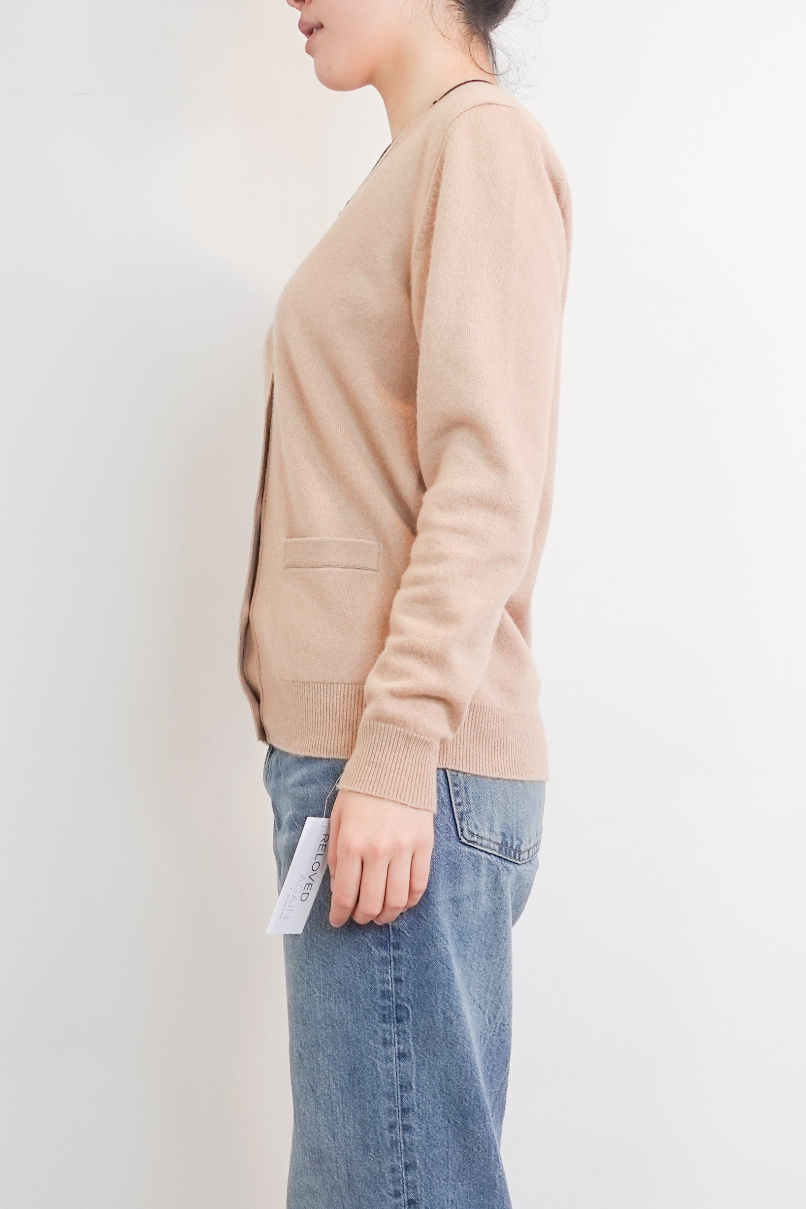 Beige cashmere cardigan RRP £300