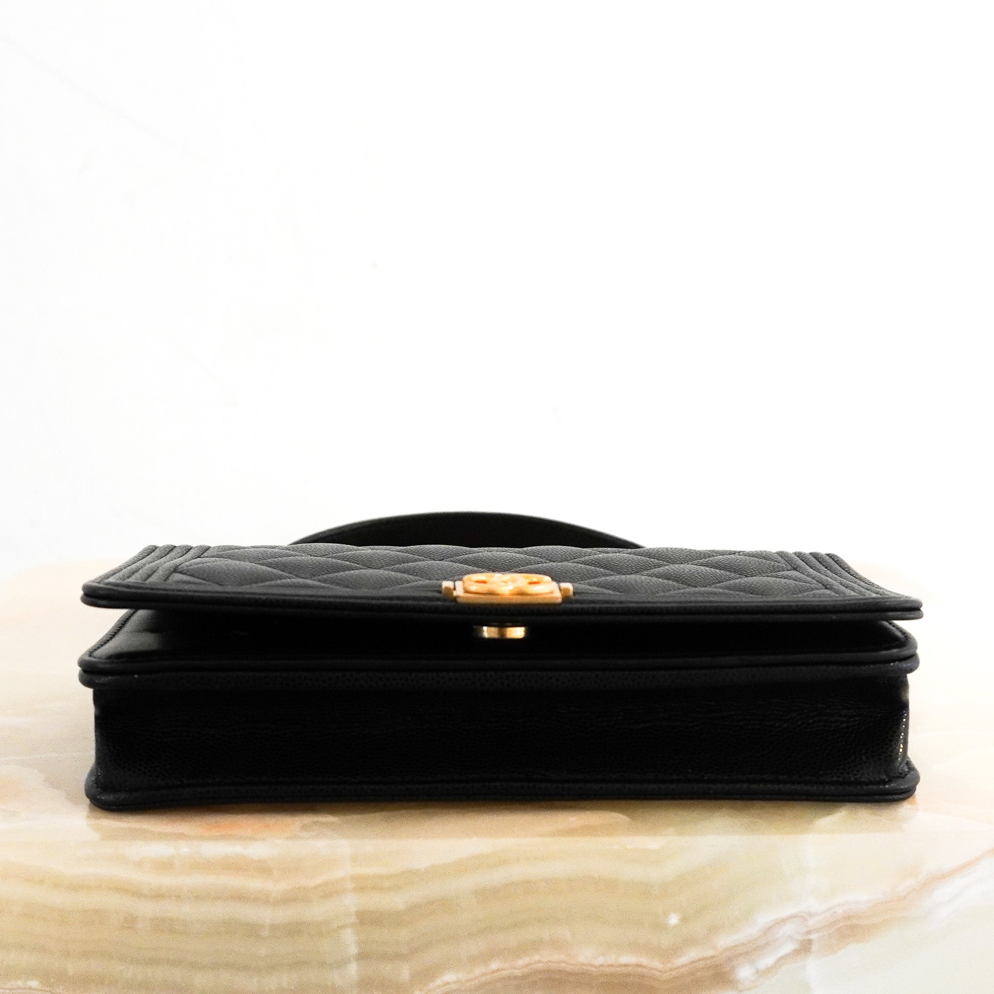 CURRENT SEASON Chanel BOY Wallet On Chain RRP £2,860 | Authentic Preloved - Reloved Again