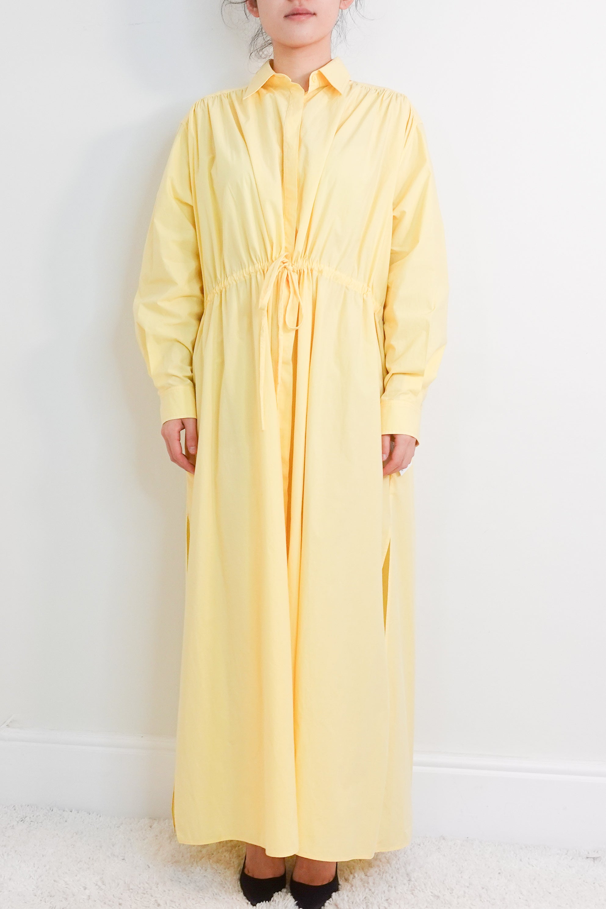 Yellow cotton dress RRP £600