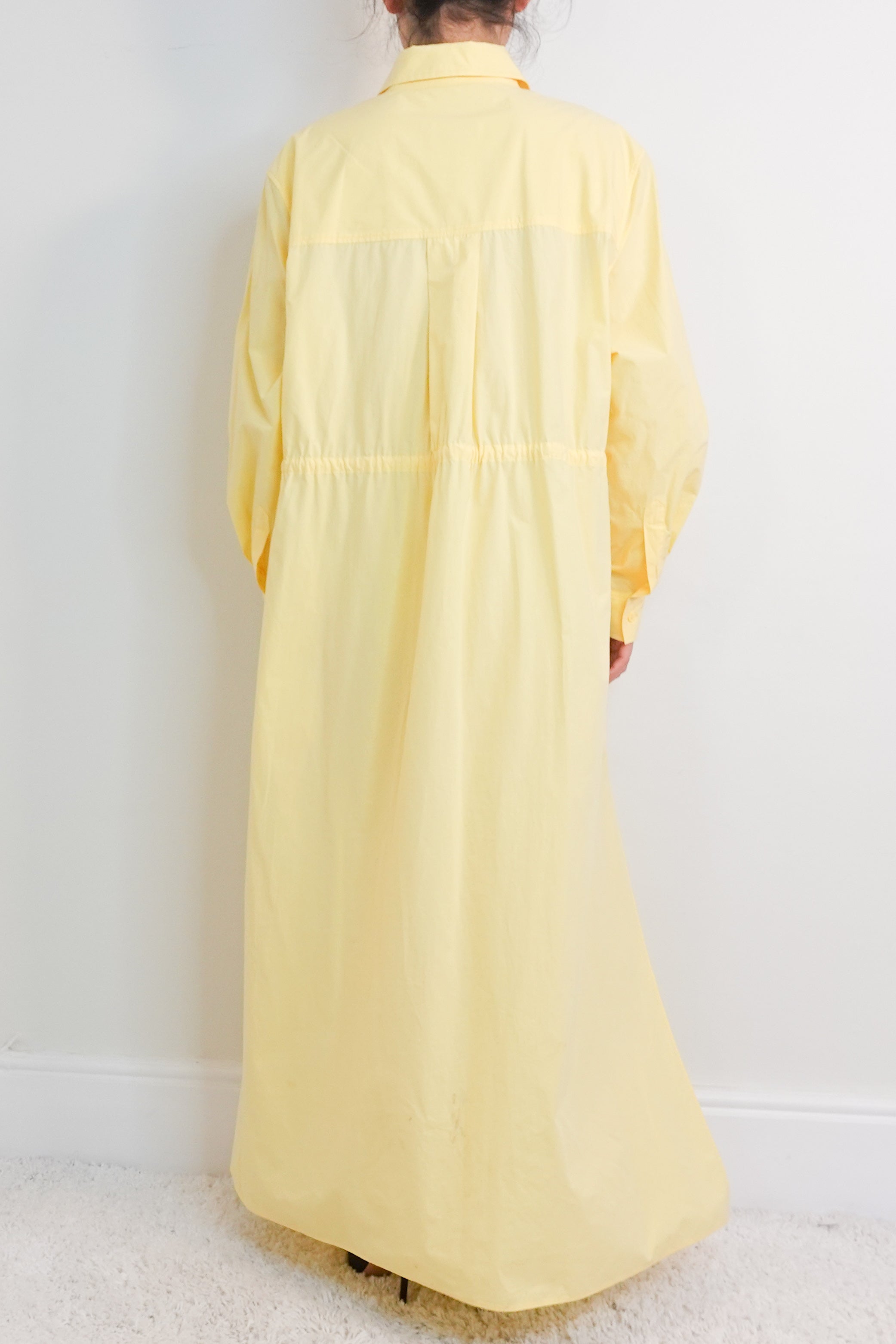 Yellow cotton dress RRP £600