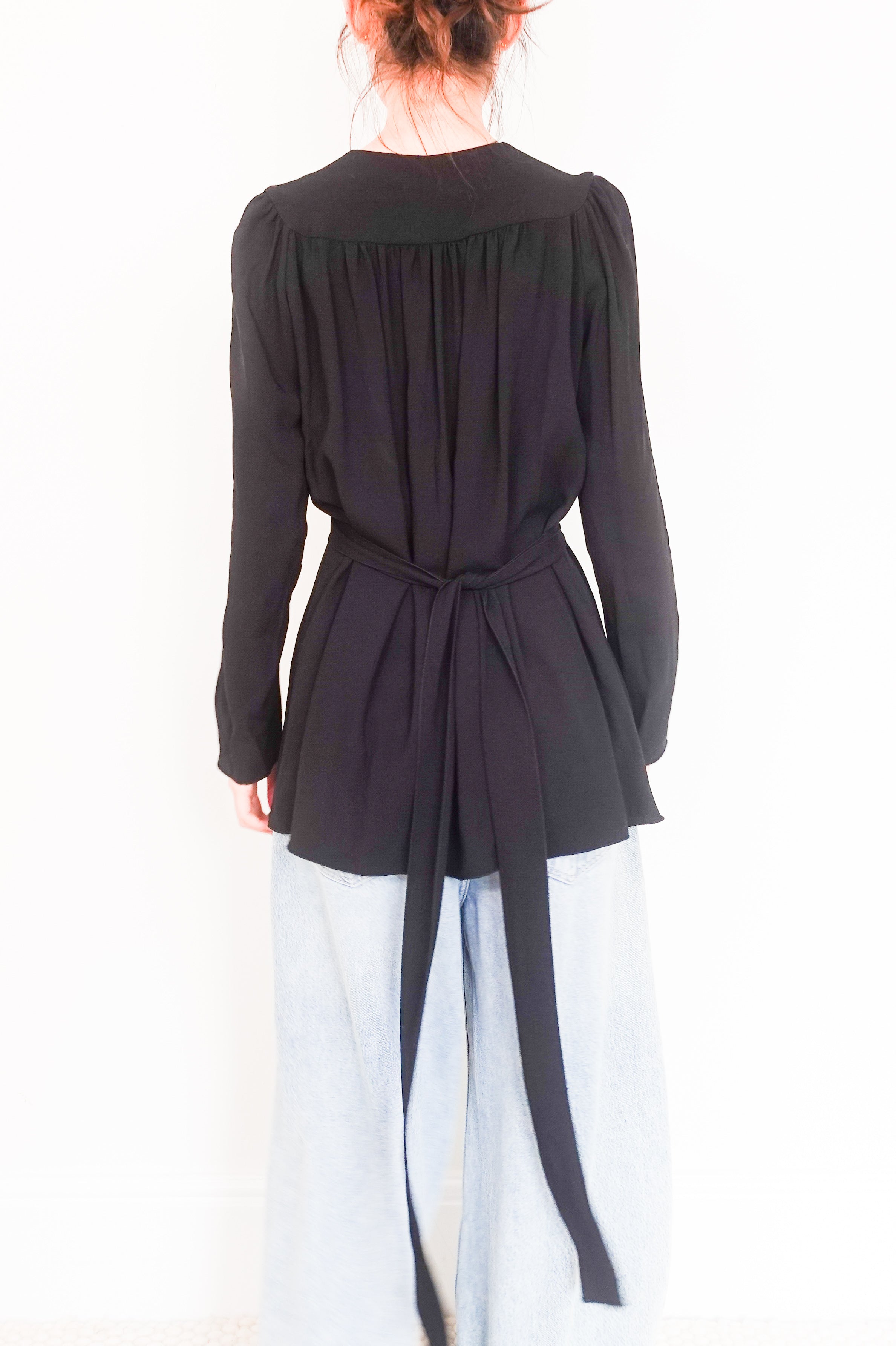 Black wrap top RRP £220