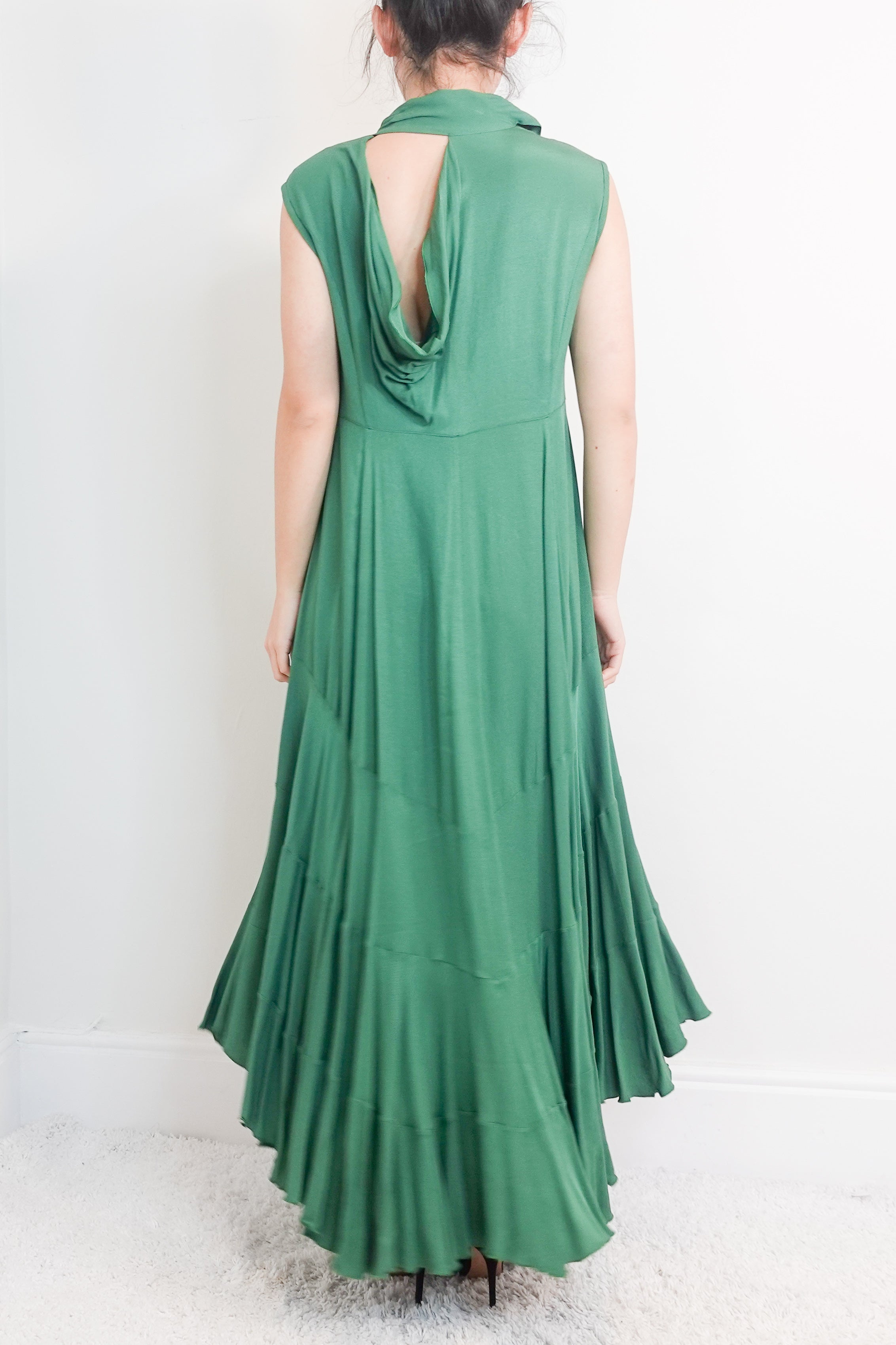 Green maxi dress RRP £700