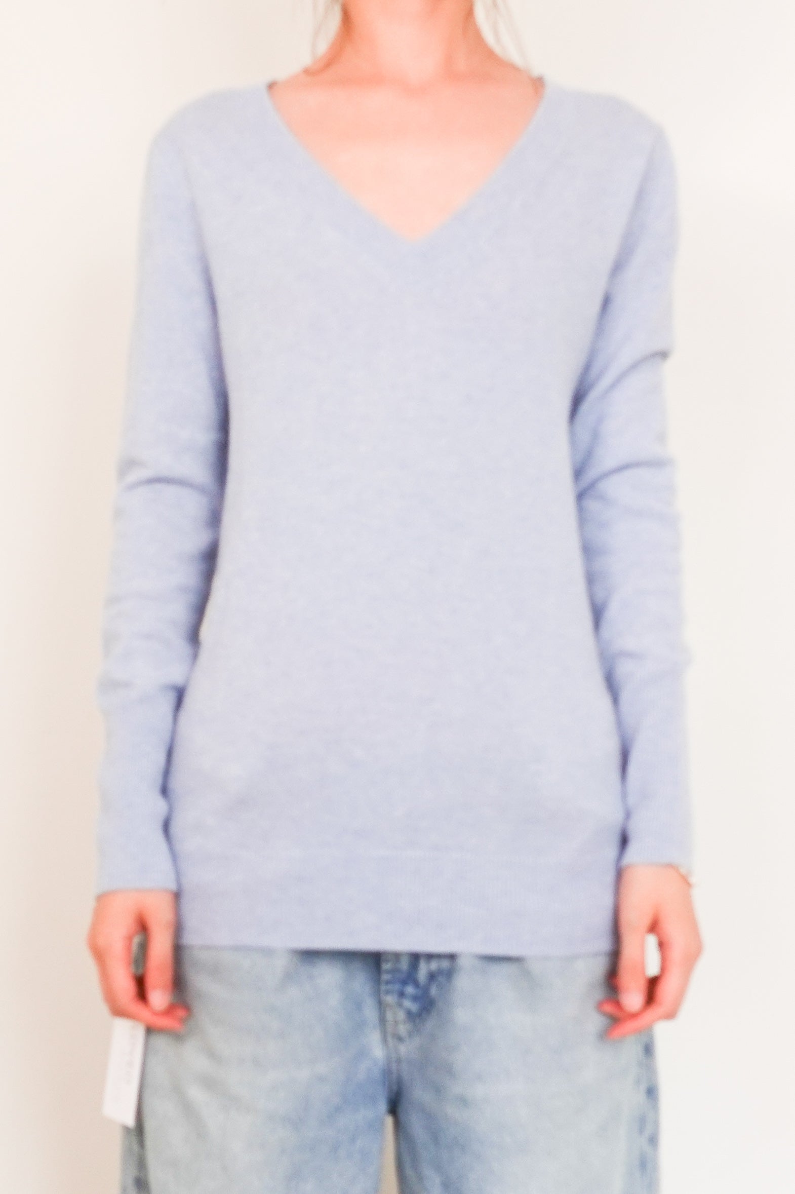 Blue cashmere jumper RRP £200