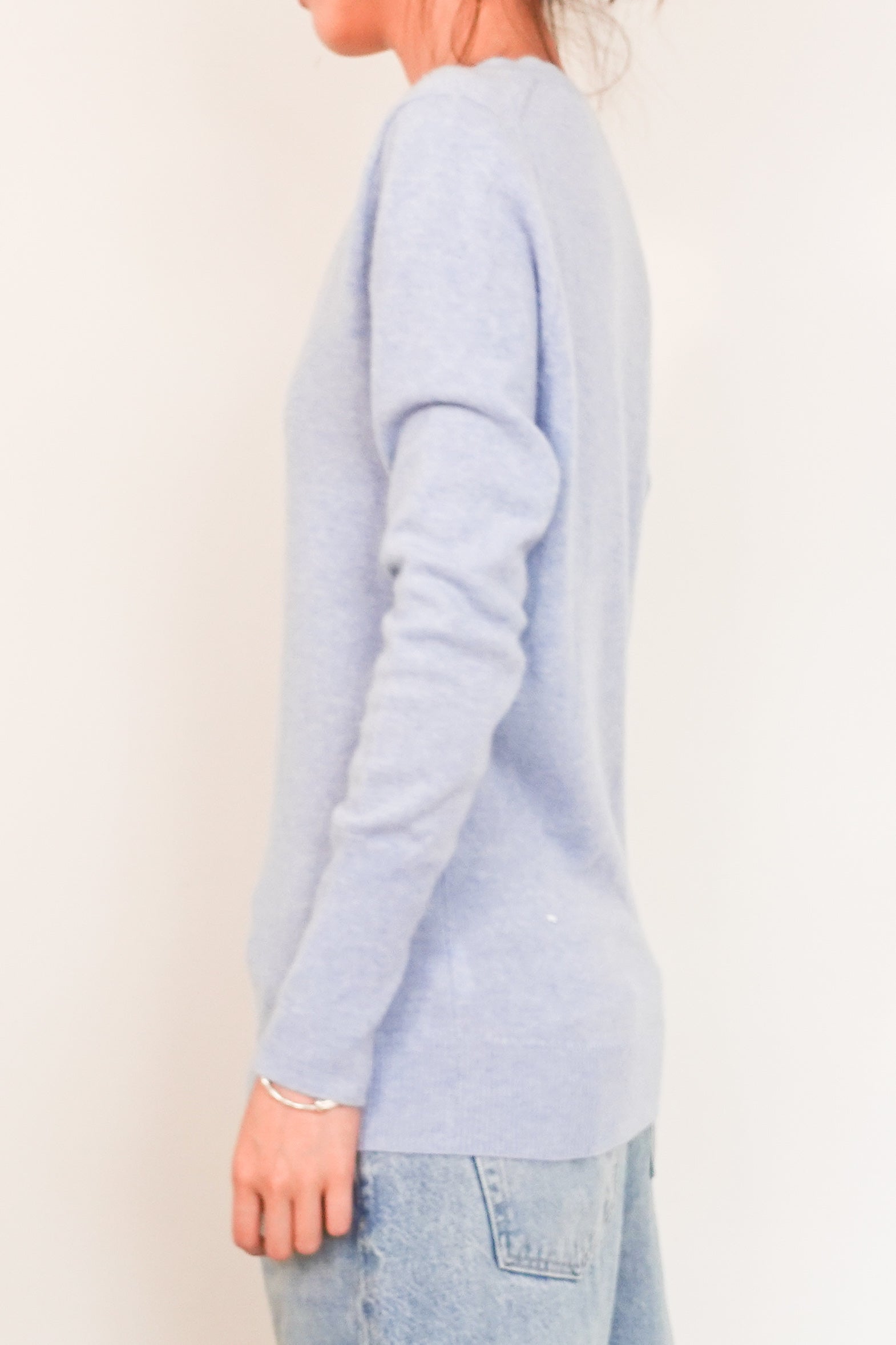 Blue cashmere jumper RRP £200