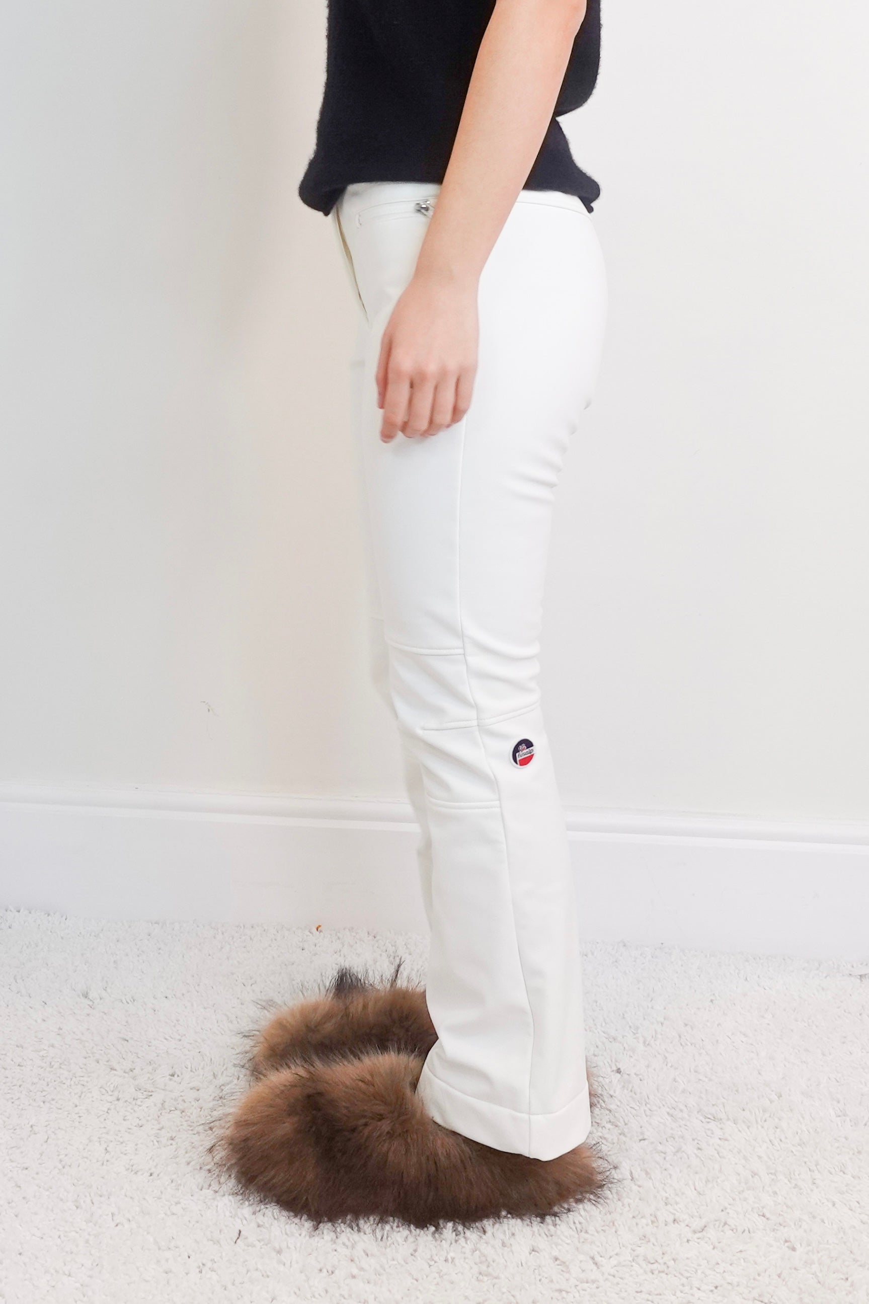 White ski trousers RRP £390