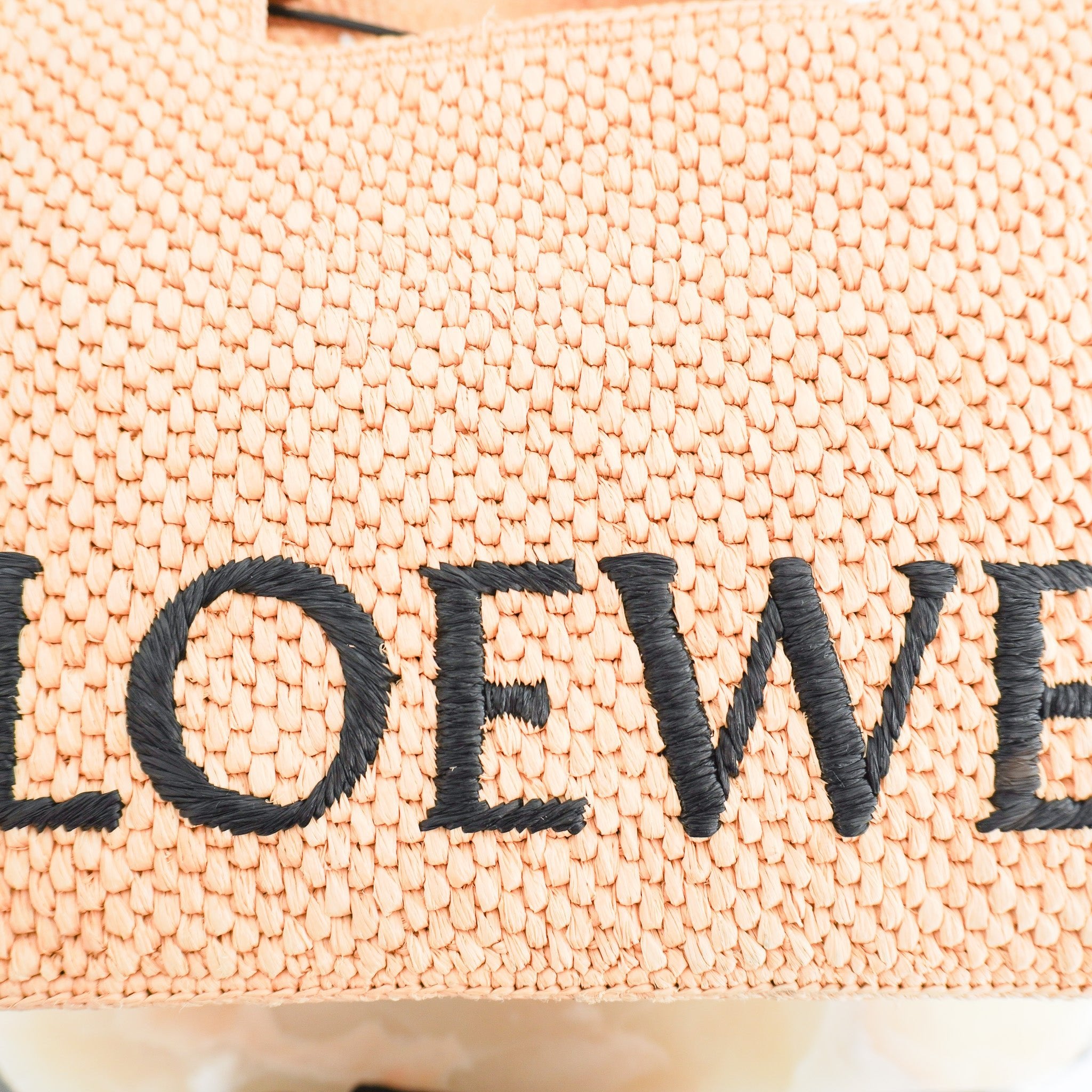 LOEWE Paula’s Ibiza Medium Font Logo Tote Bag RRP £1250 | Authentic Preloved [final sale] - Reloved Again