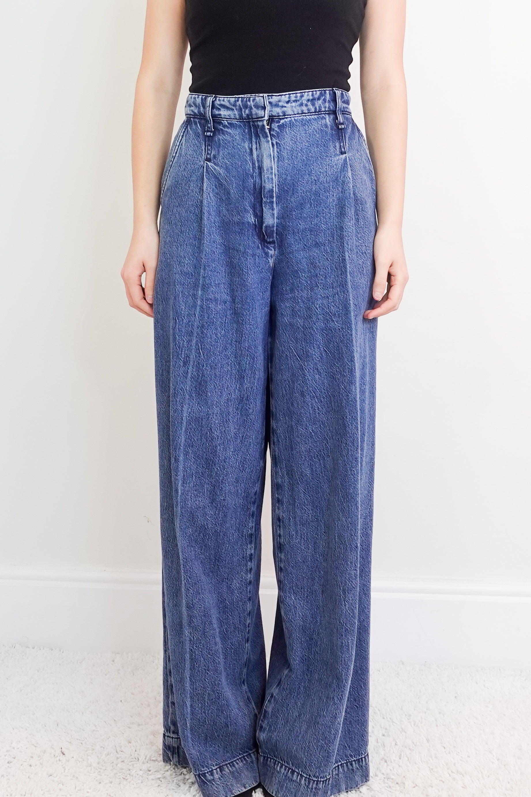 High-waisted blue jeans RRP £250