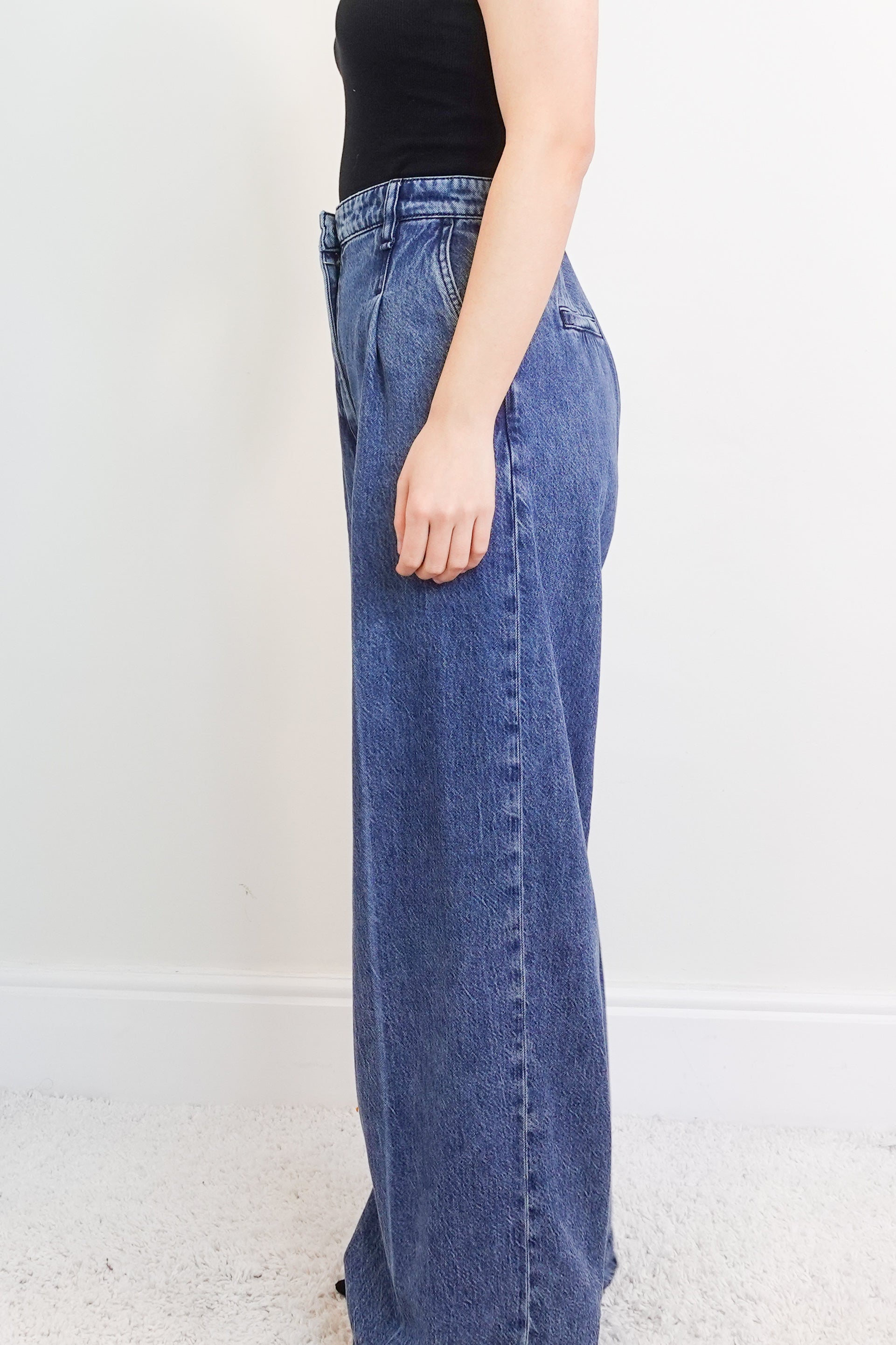 High-waisted blue jeans RRP £250