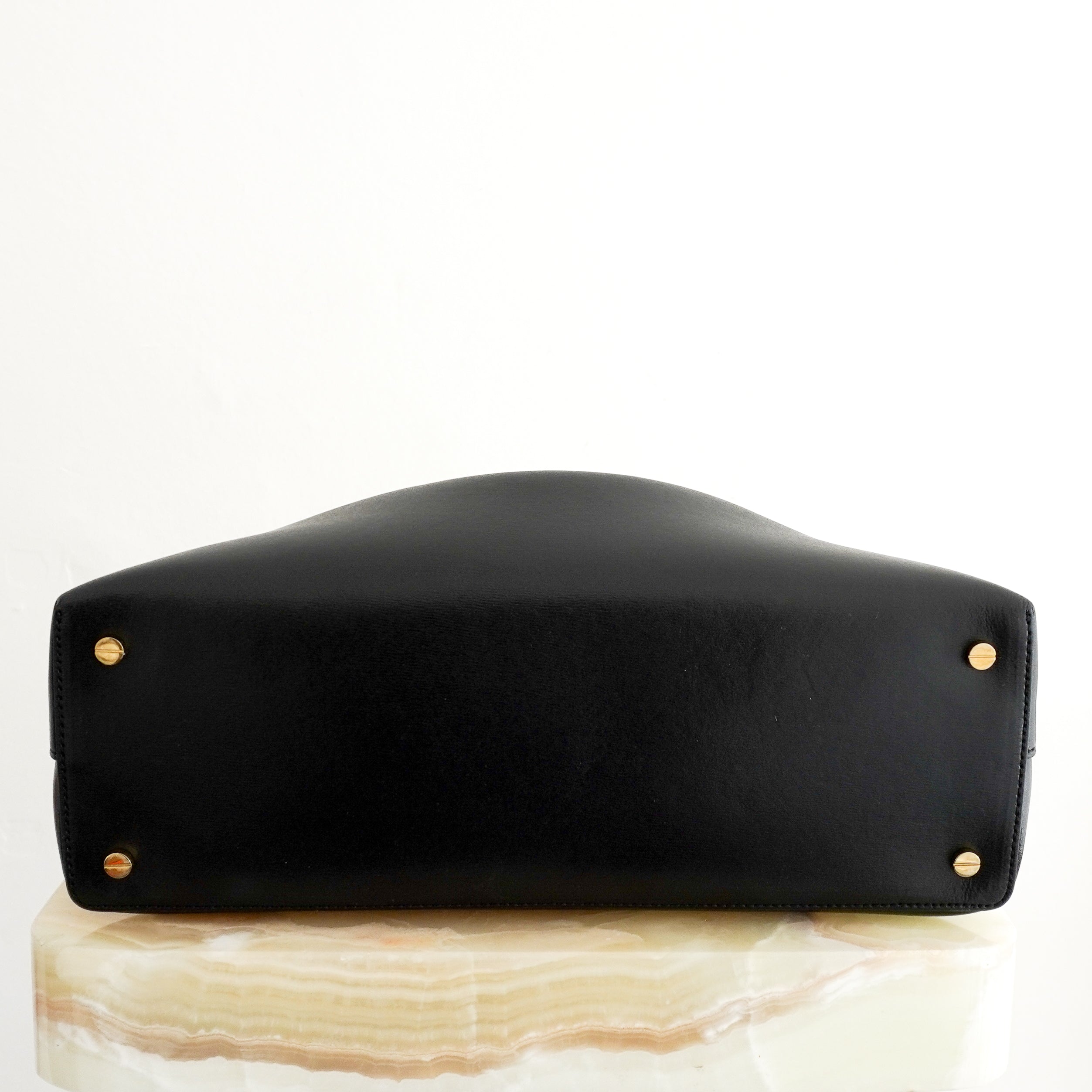 TOTEME T-Lock Top Handle Bag in Black (RRP £1100) | Authentic Preloved