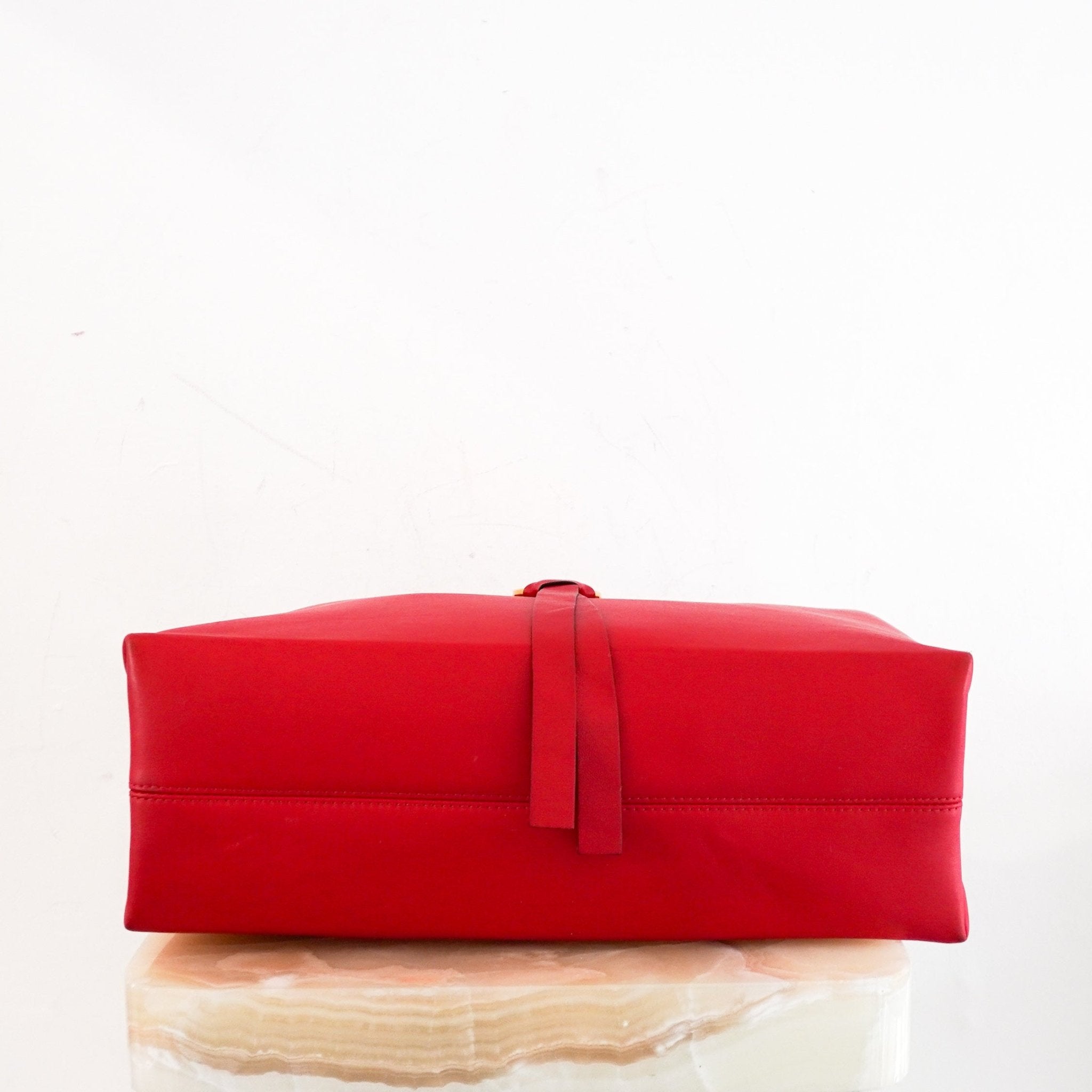 Valentino Large V Ring Tote in Red RRP £1700 | Authentic Preloved - Reloved Again