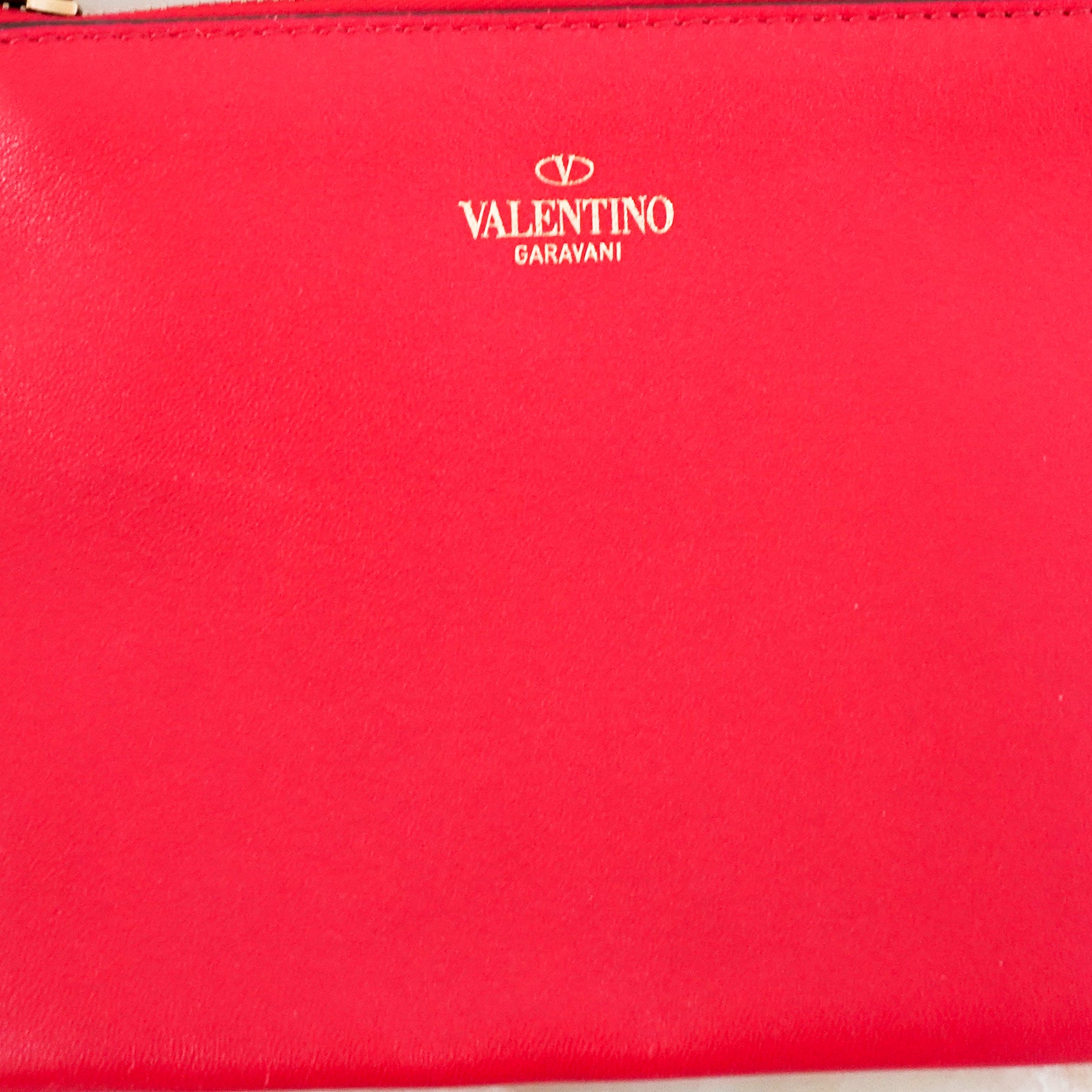 Valentino Large V Ring Tote in Red RRP £1700 | Authentic Preloved - Reloved Again