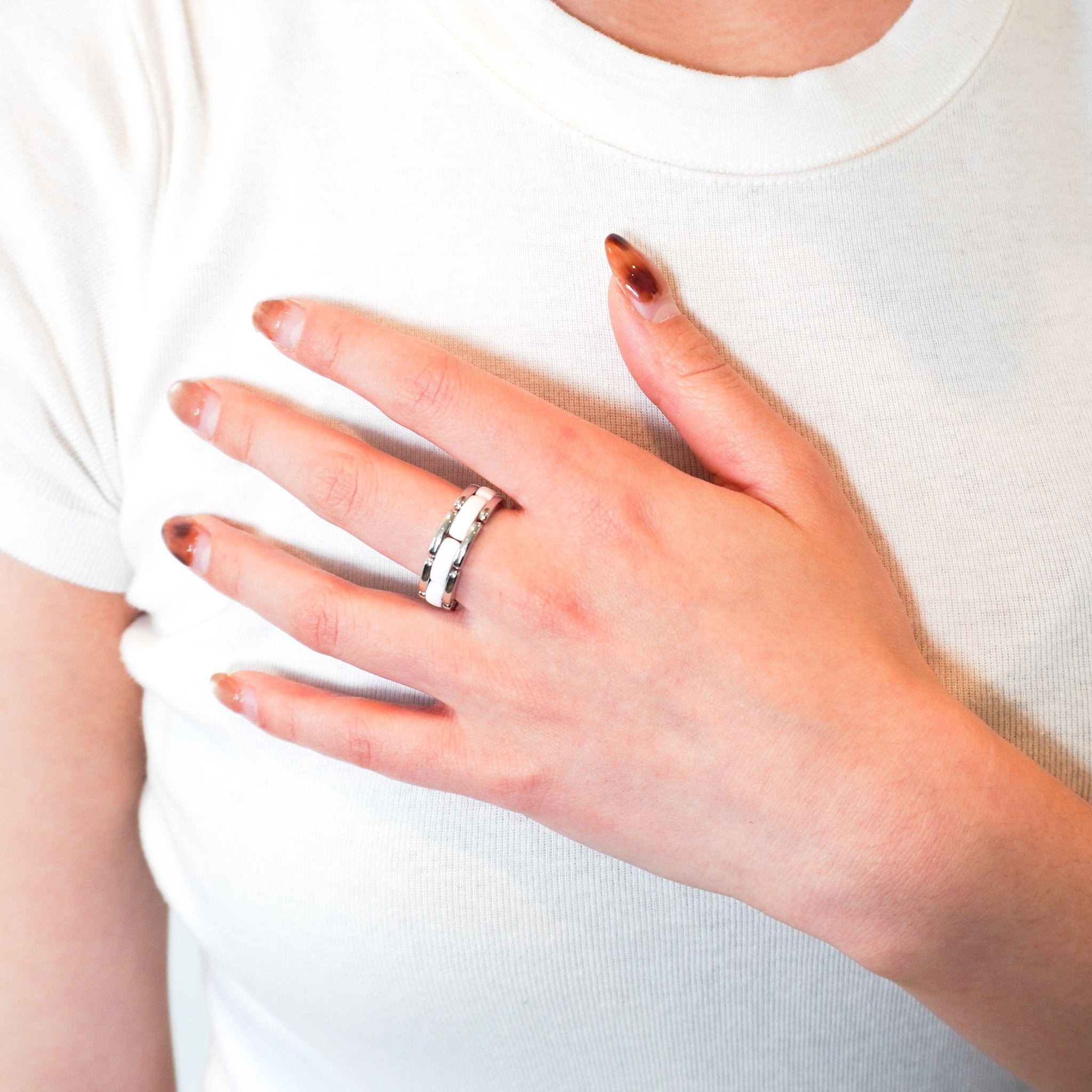 Chanel Ultra Ring 18k White Gold RRP £2440 | Authentic Preloved - Reloved Again