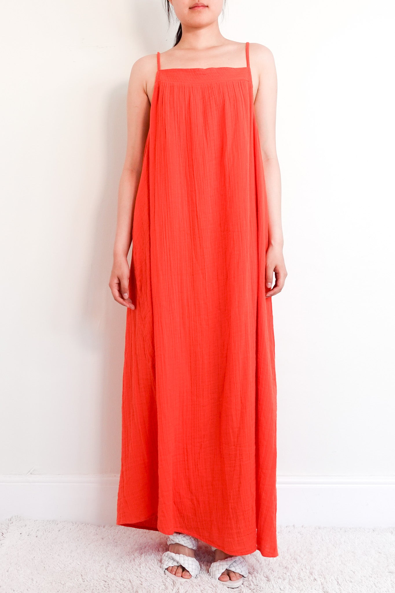 Orange maxi beach dress RRP £79
