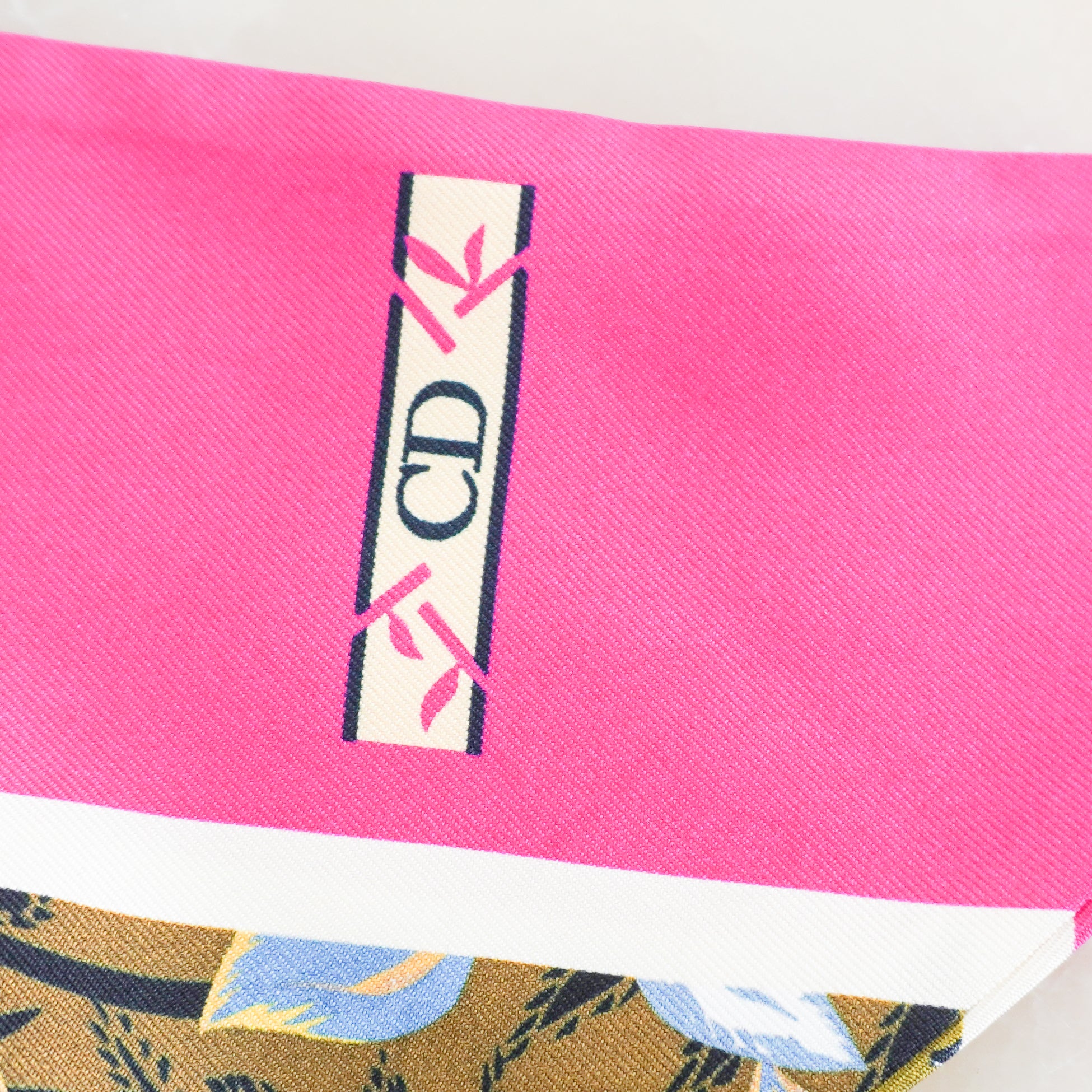 Dior Pink Mitzah Floral Silk Scarf | Authentic Preloved FINAL SALE