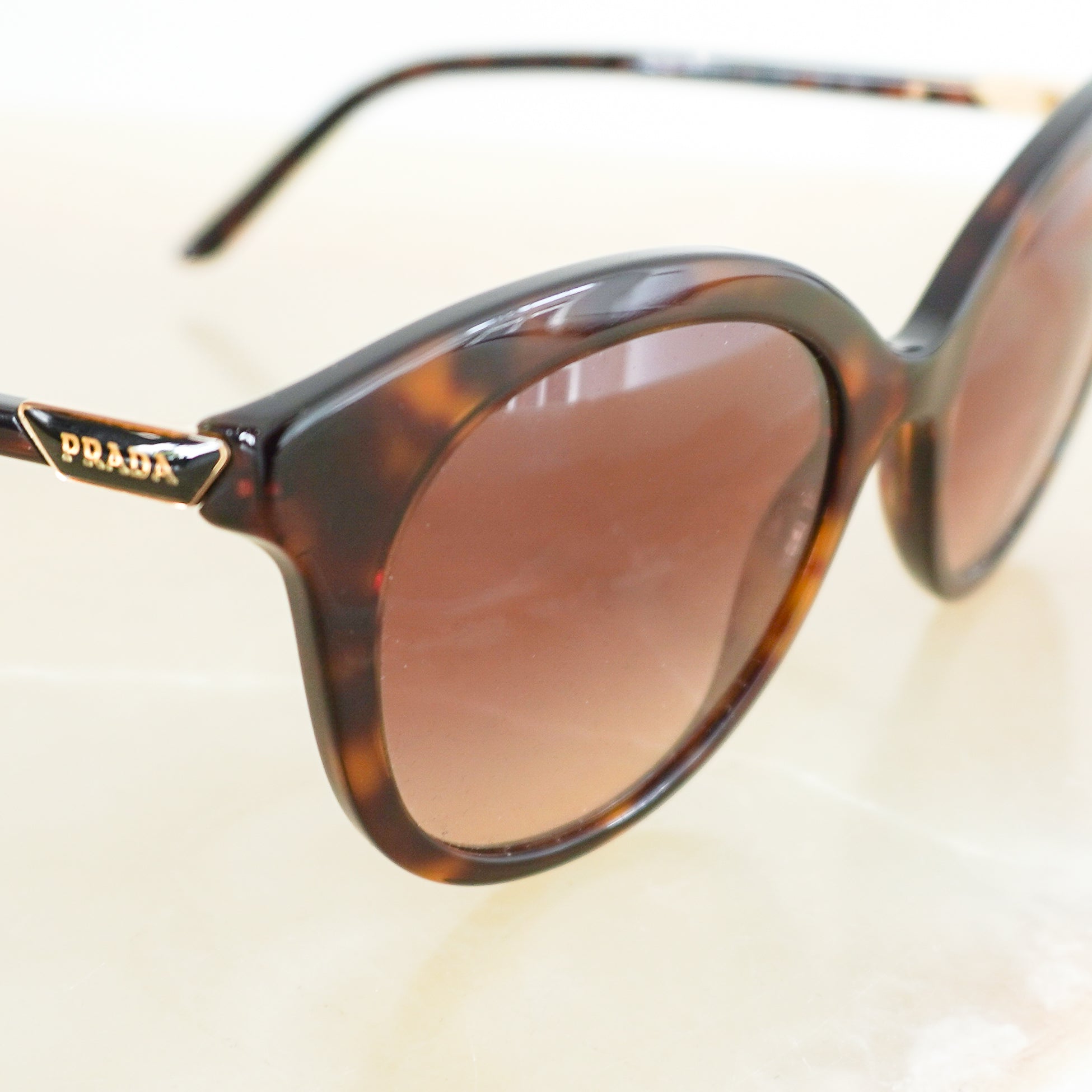 Prada Round Tortoiseshell Sunglasses RRP £365 | Authentic Preloved FINAL SALE - Reloved Again