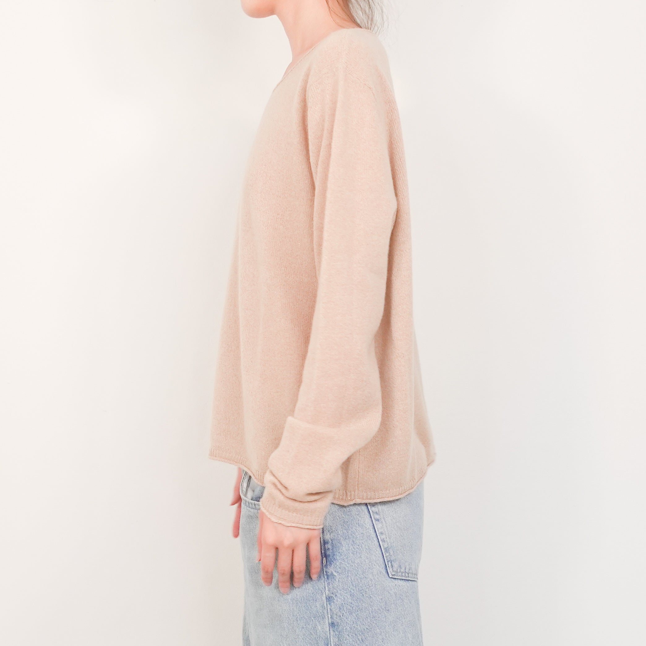 Crissie oat cashmere jumper RRP £225