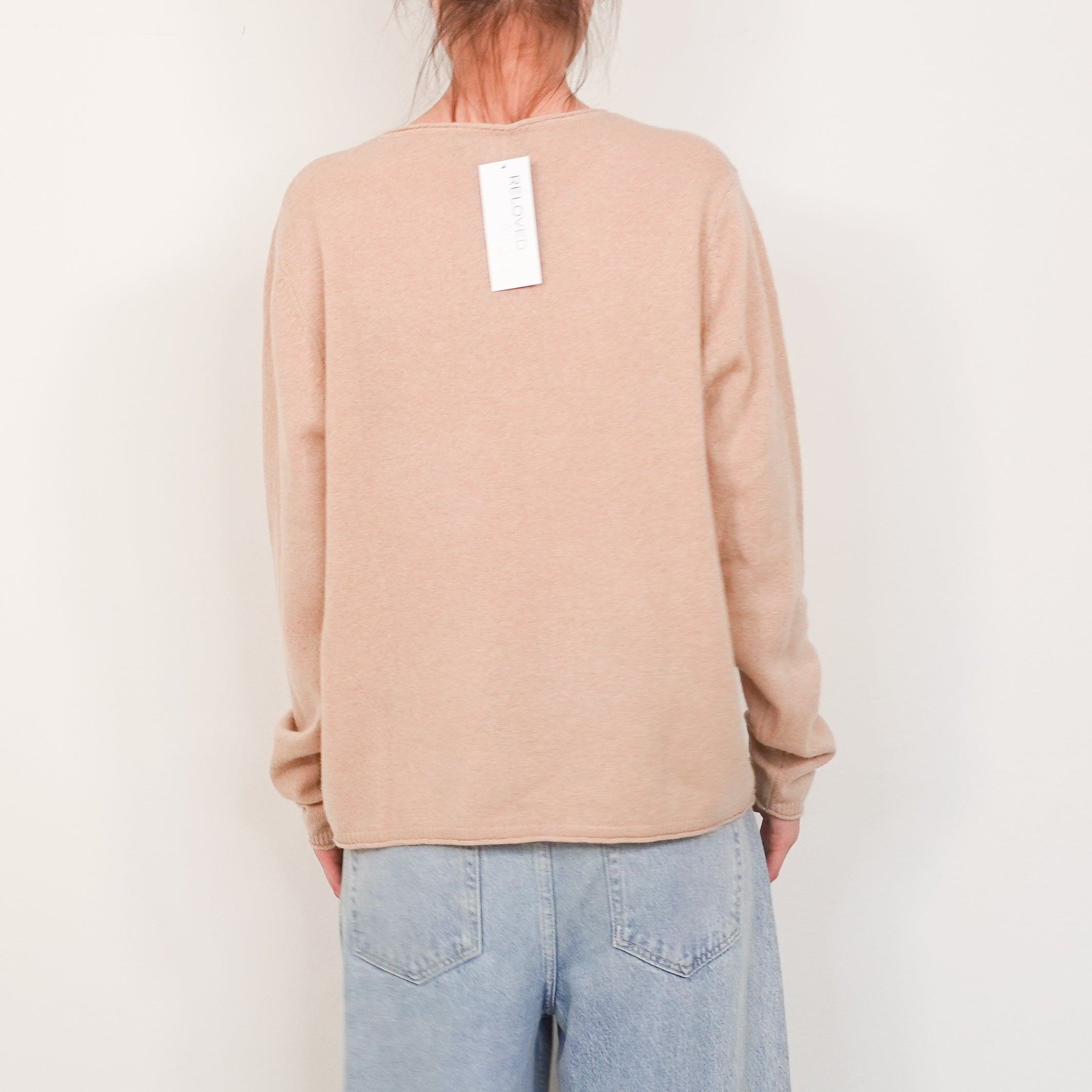 Crissie oat cashmere jumper RRP £225