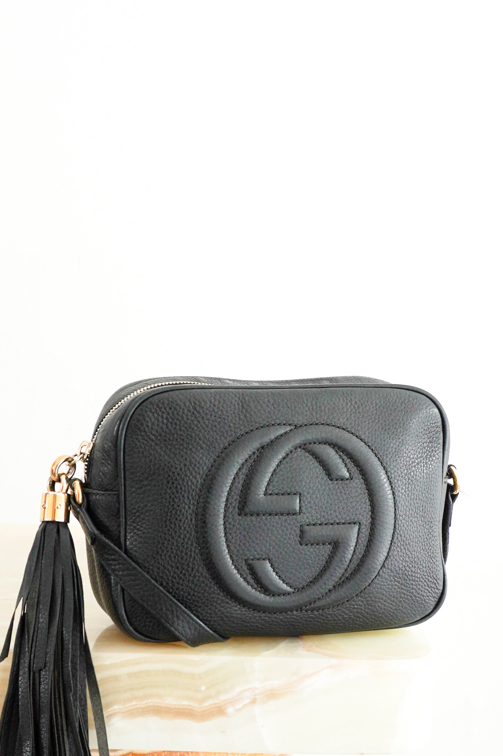 Gucci GG Disco Crossbody Bag in Black RRP £1200  | Authentic Preloved