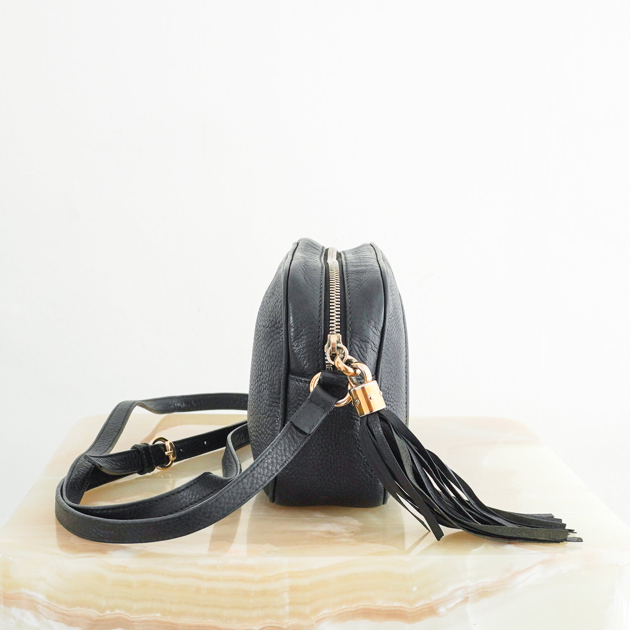 Gucci GG Disco Crossbody Bag in Black RRP £1200  | Authentic Preloved