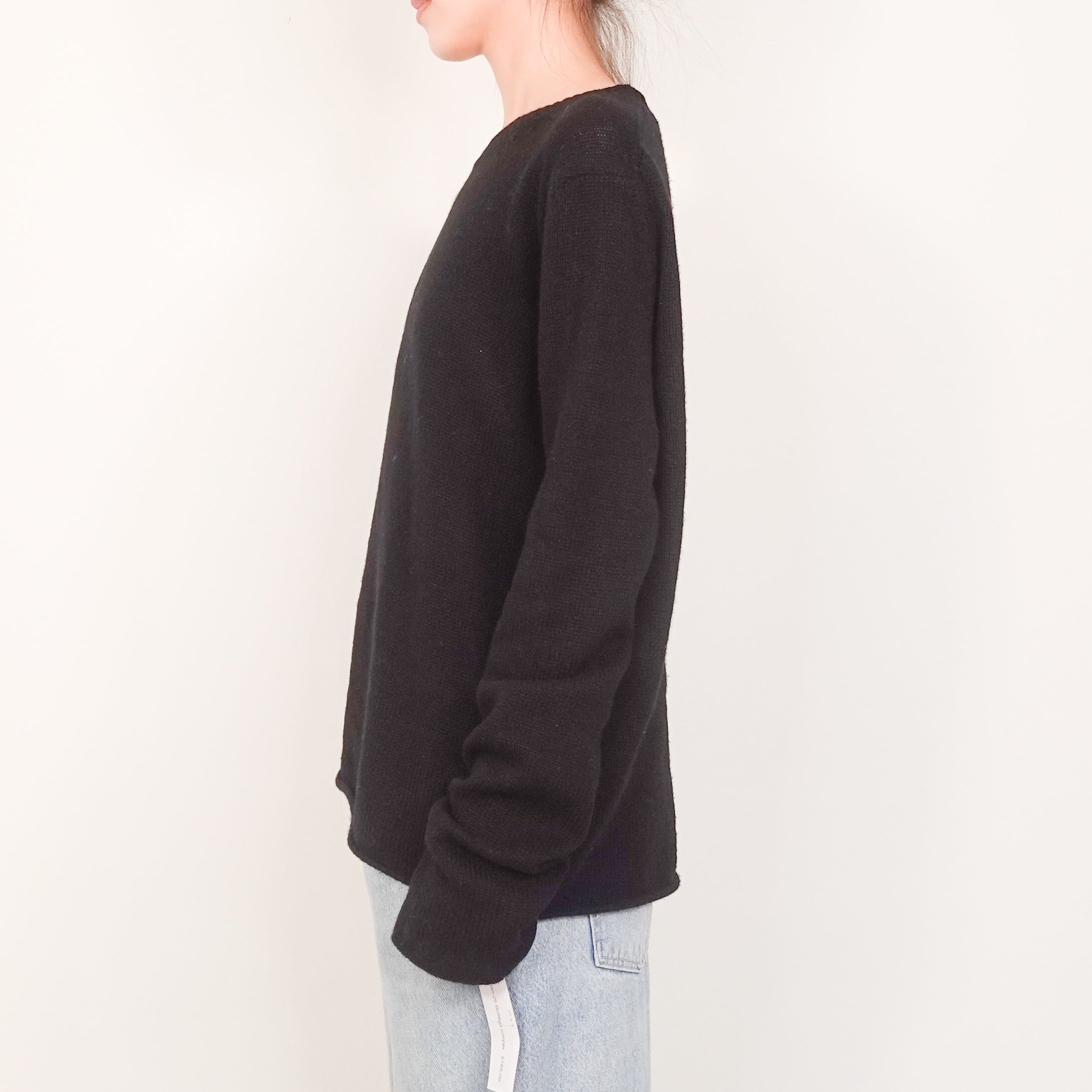 Black cashmere sweater RRP £350