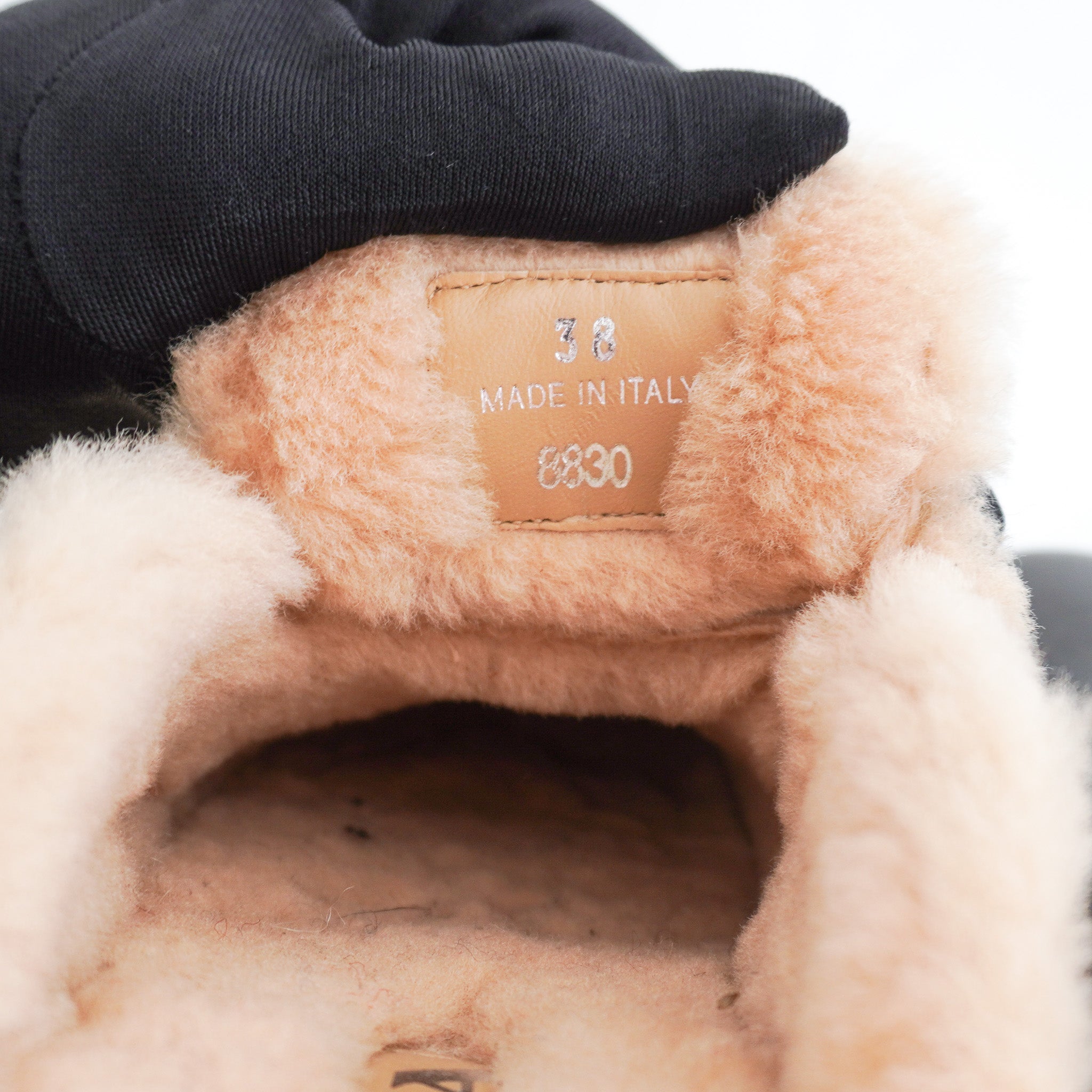 Prada Shearling Round Studded Clogs RRP £820 | Authentic Preloved - Reloved Again