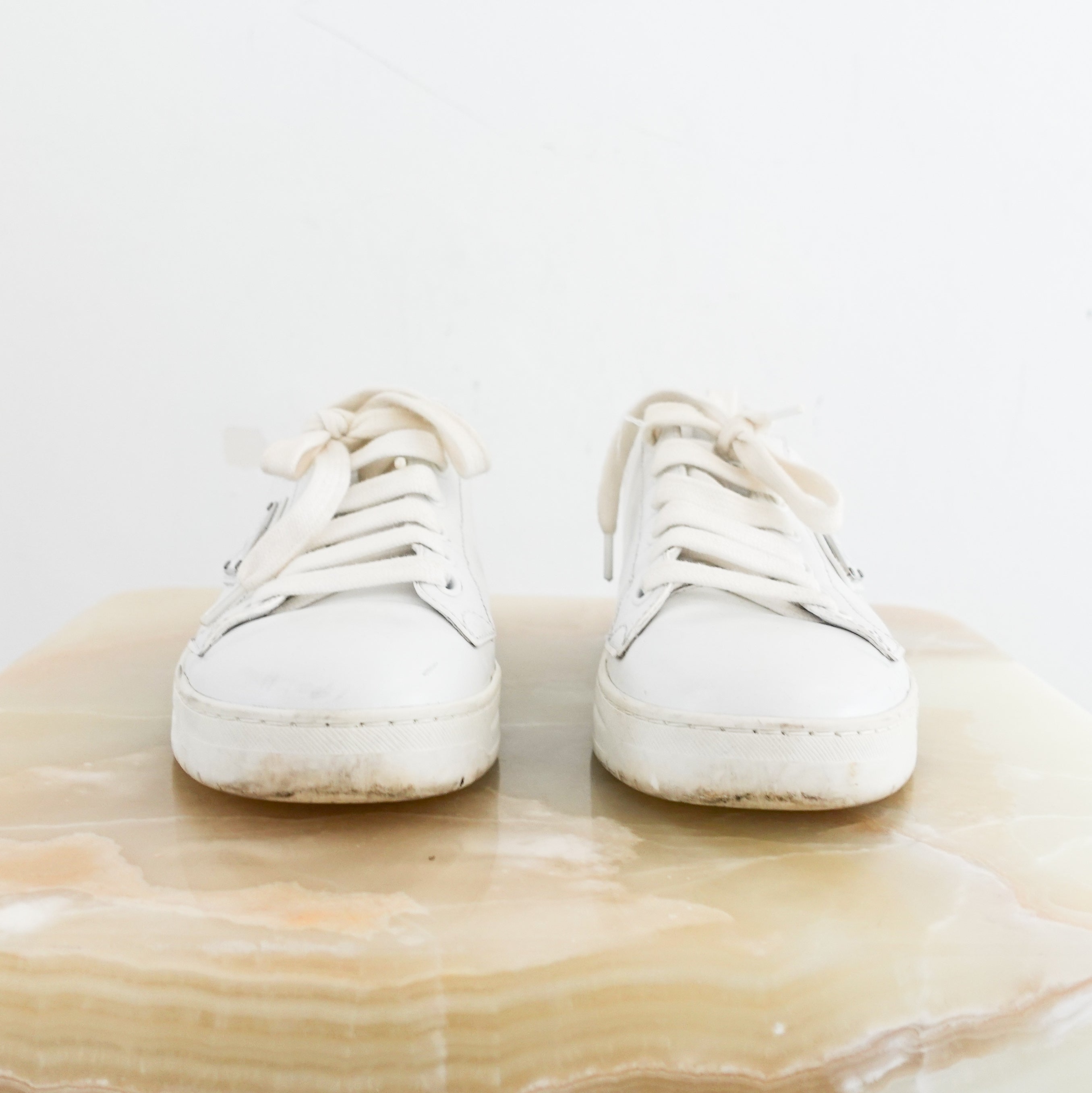 Prada white Low Top Classic trainers RRP £790 | Preloved Authentic