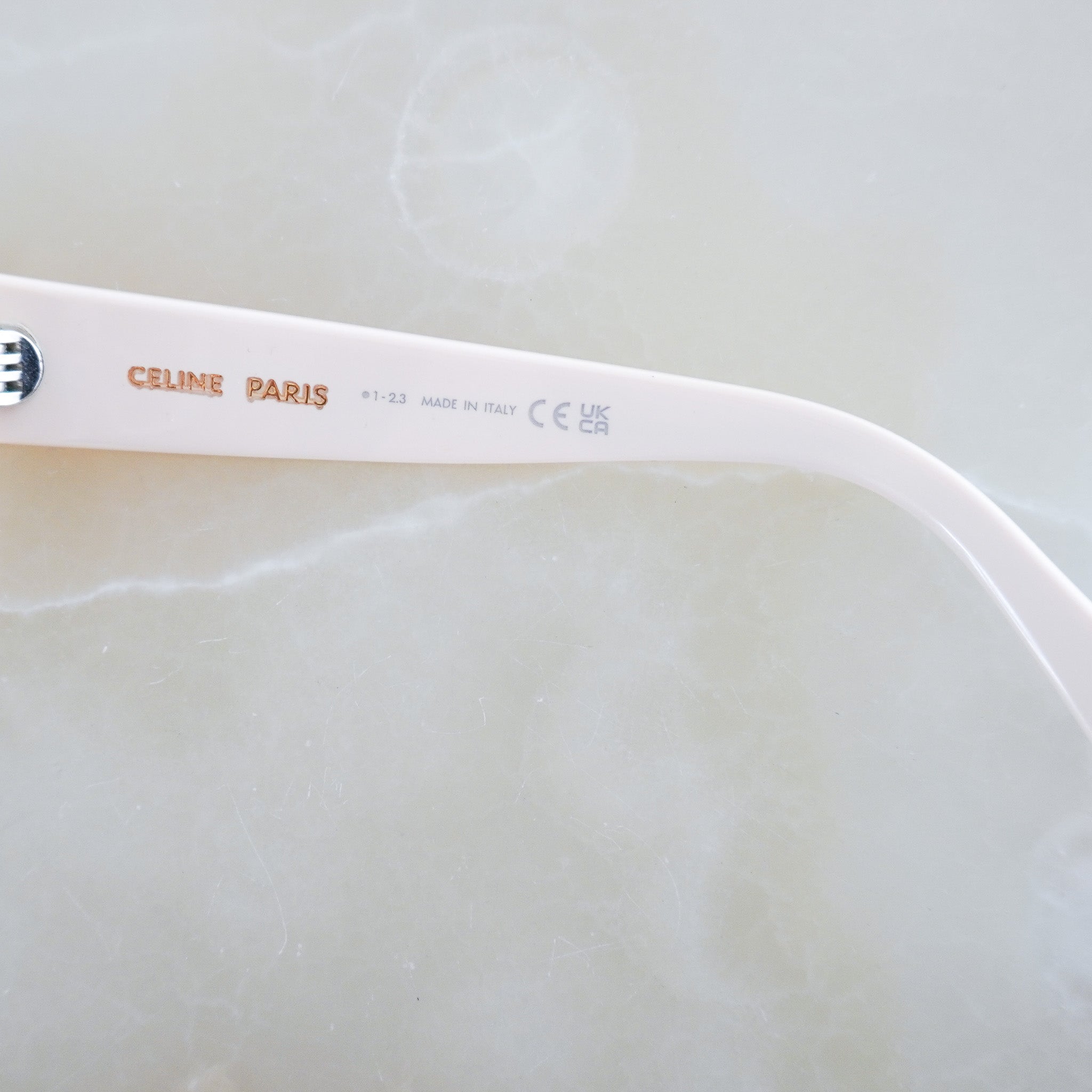 Celine White Oval Sunglasses RRP £400 | Authentic Preloved