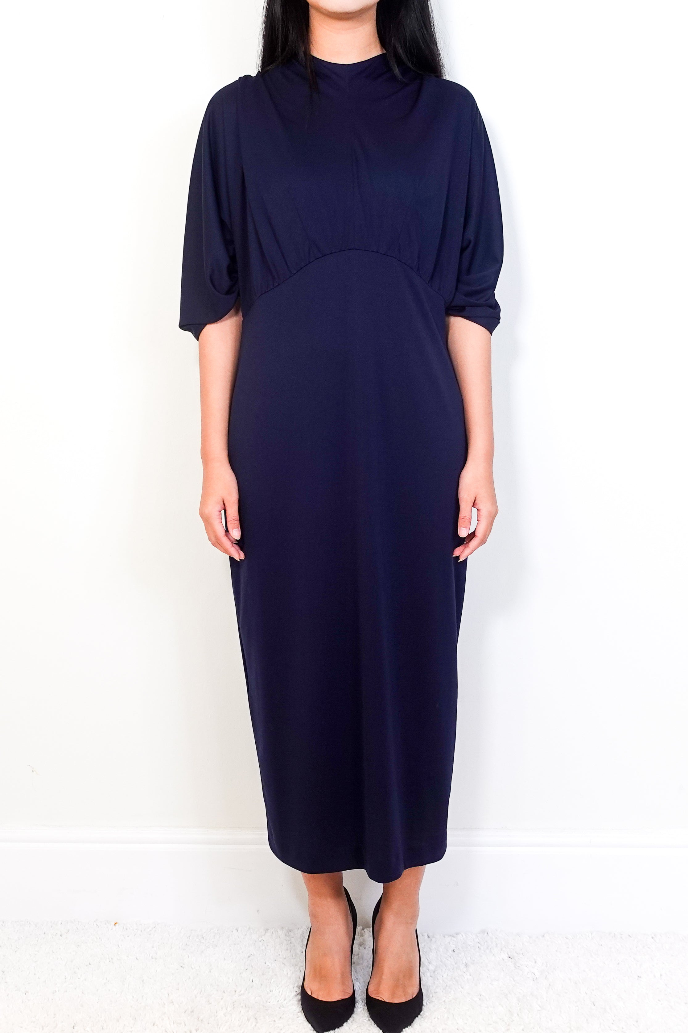 Navy dress RRP £1.8K