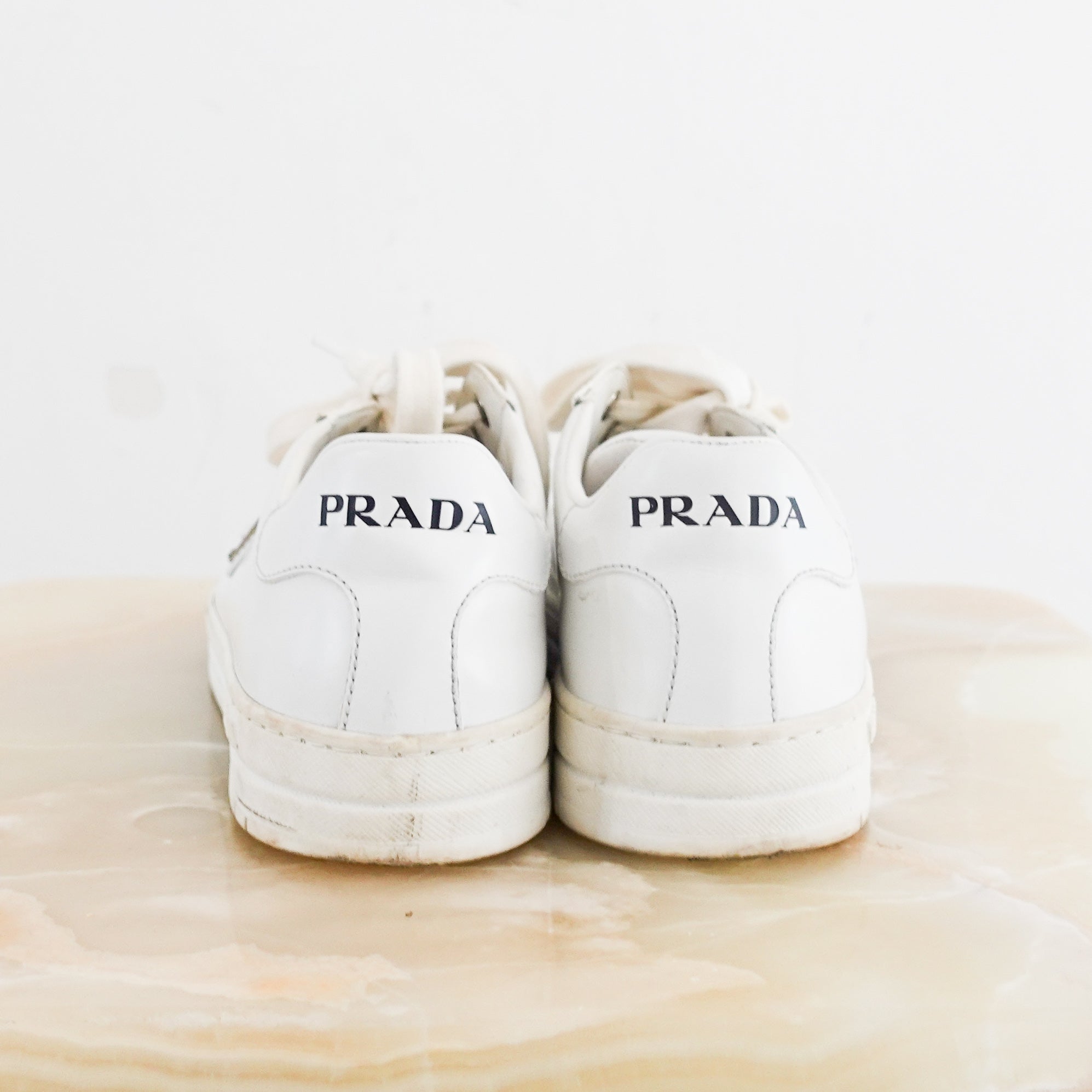 Prada white Low Top Classic trainers RRP £790 | Preloved Authentic