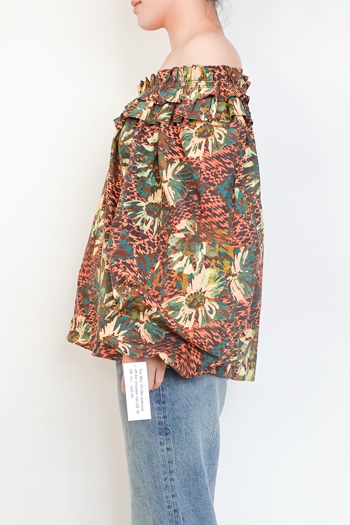 Ulla Johnson Off the Shoulder Top RRP £350| Authentic Preloved