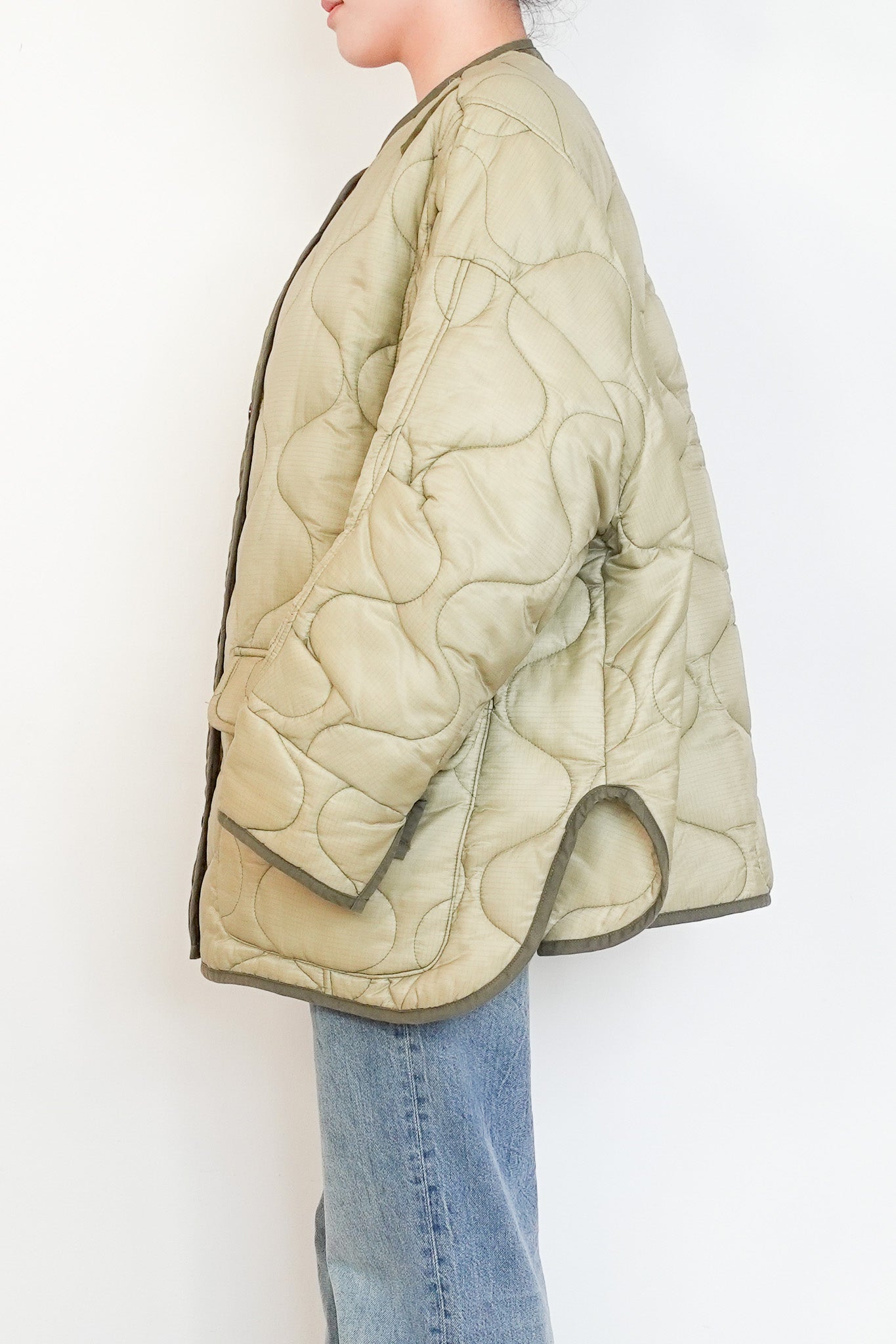 Frankie Shop Quilted Green Jacket RRP £265| Authentic Preloved