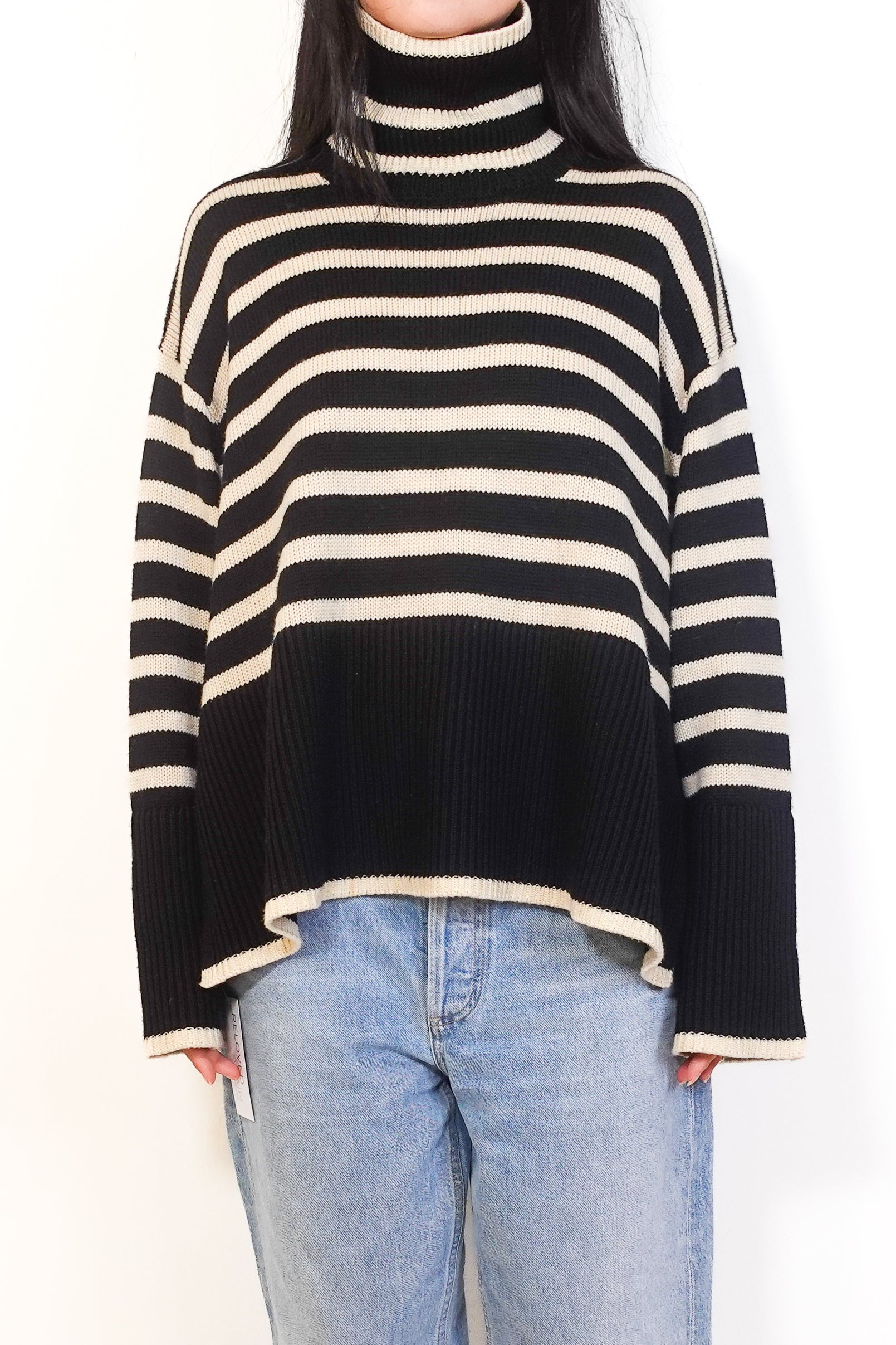 Wool striped Turtleneck Jumper RRP £450